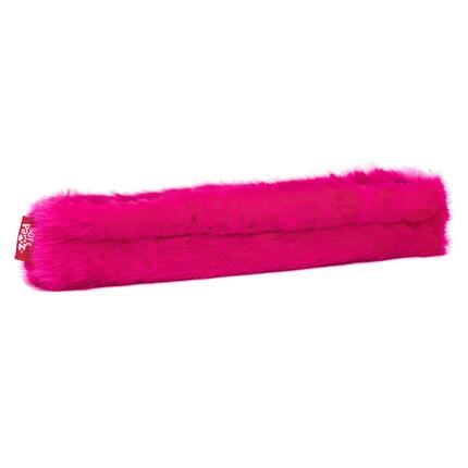 Buty do hokeja na lodzie/sztuczne futerko - różowy lampart