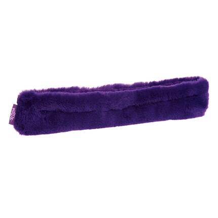 Buty do hokeja na lodzie/sztuczne futerko - różowy lampart