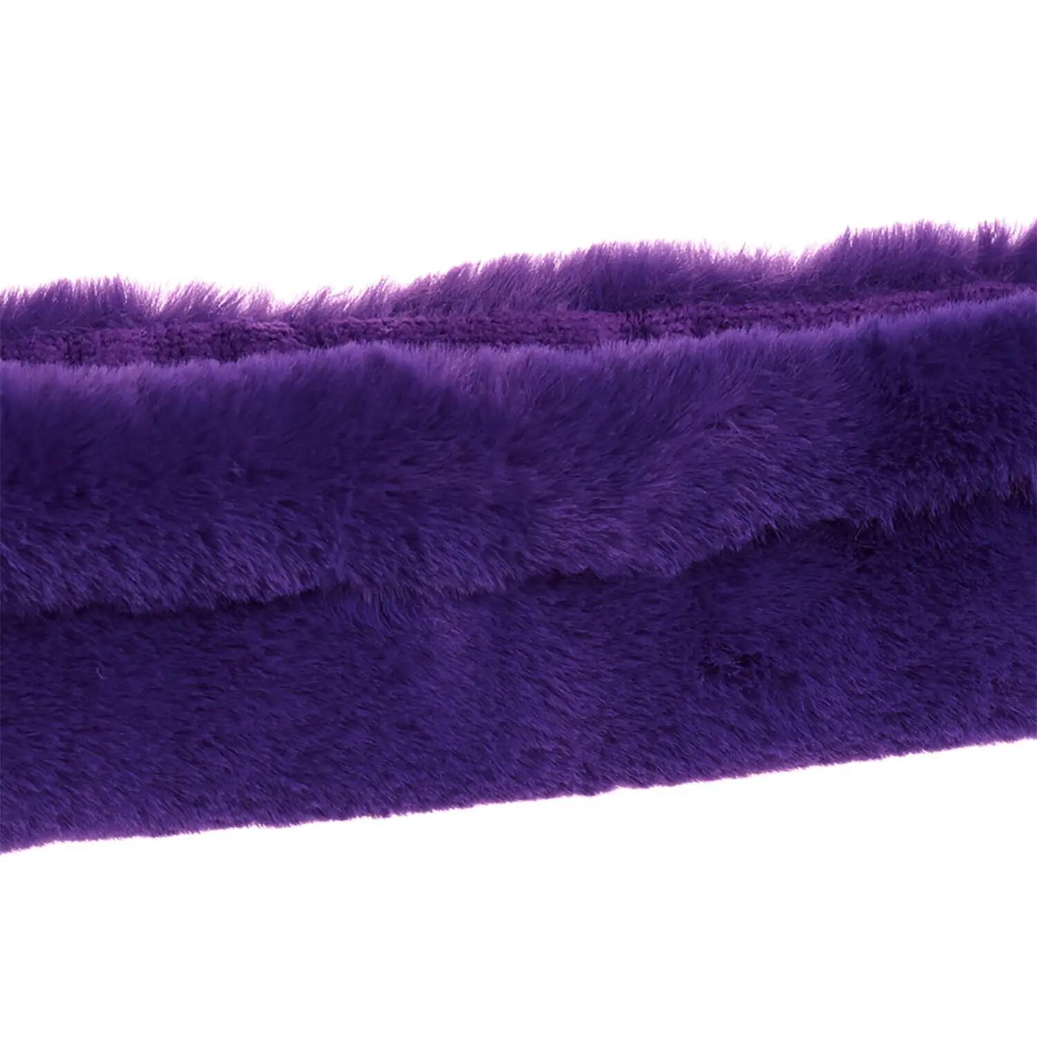 Chaussures de hockey sur glace/Fourrure artificielle - Violet foncé 2/4