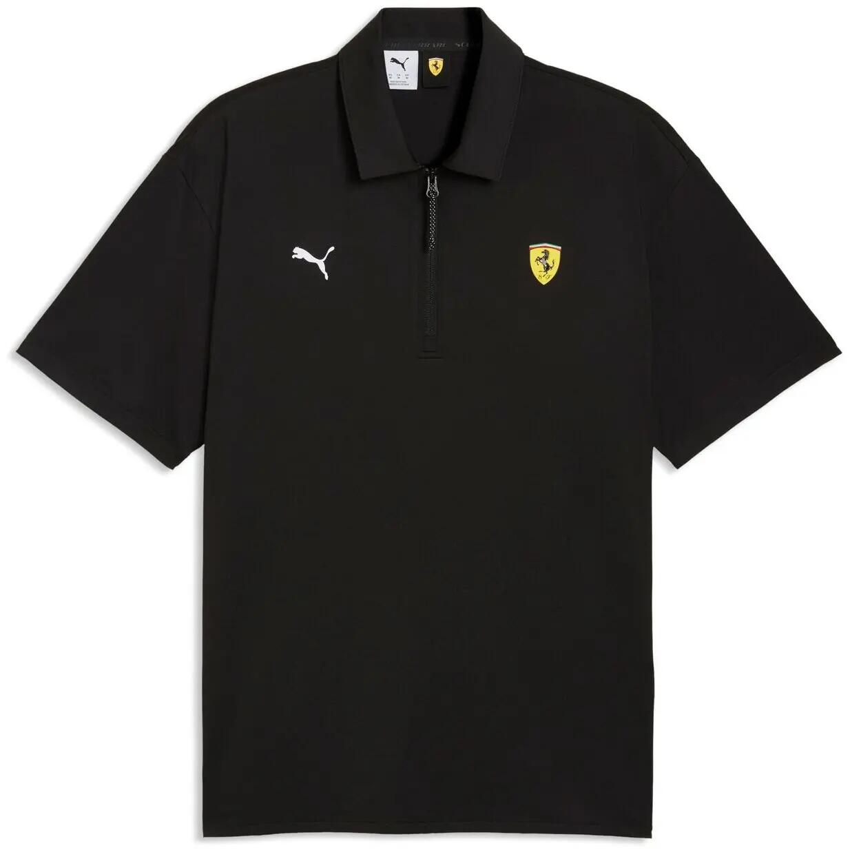 T-shirt Puma Ferrari Cloudspun Polo, Noir, Hommes 5/5
