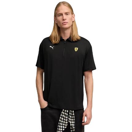 T-shirt Puma Ferrari Cloudspun Polo, Noir, Hommes