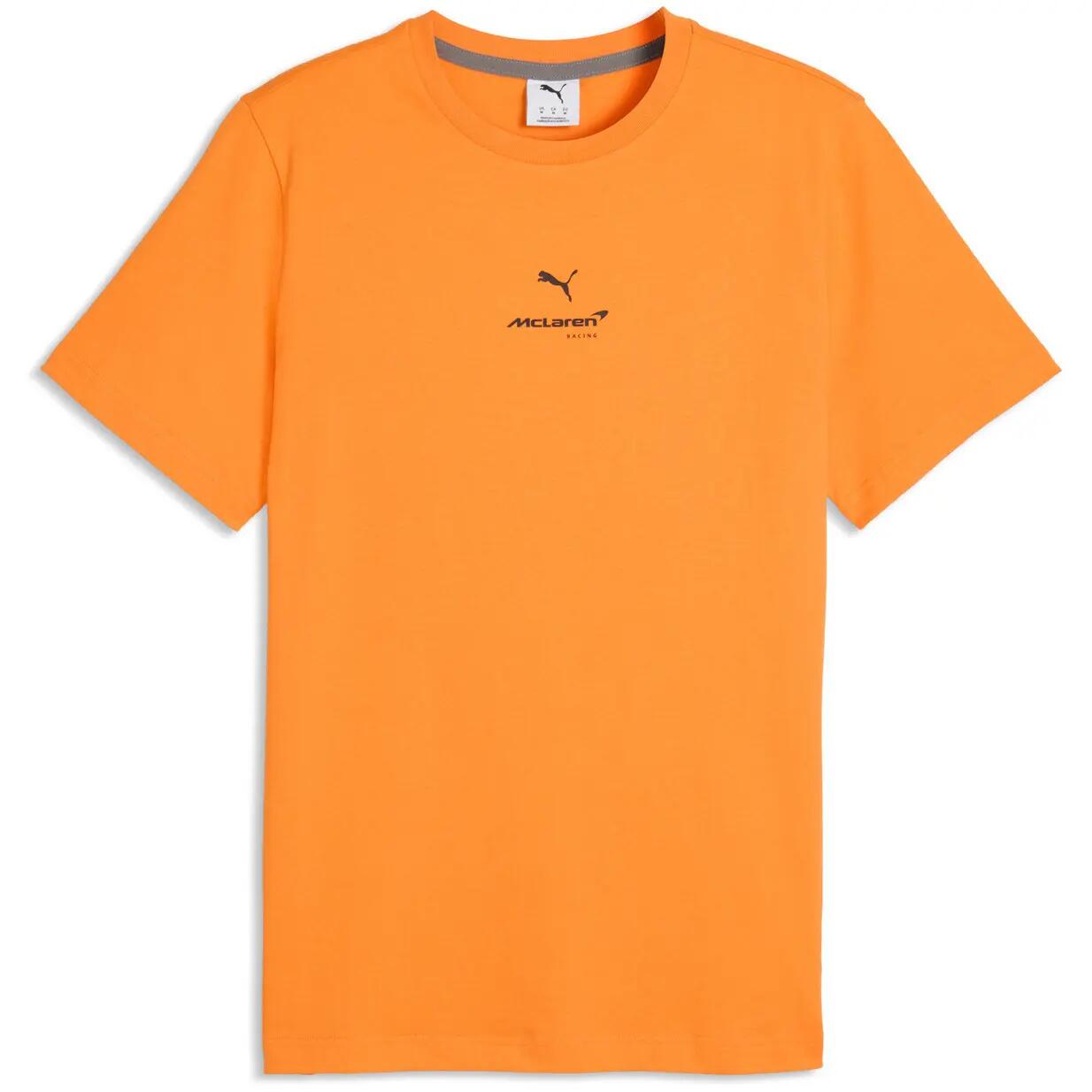Camiseta Puma Mclaren Small Logo Tee, Naranja, Hombre 5/5