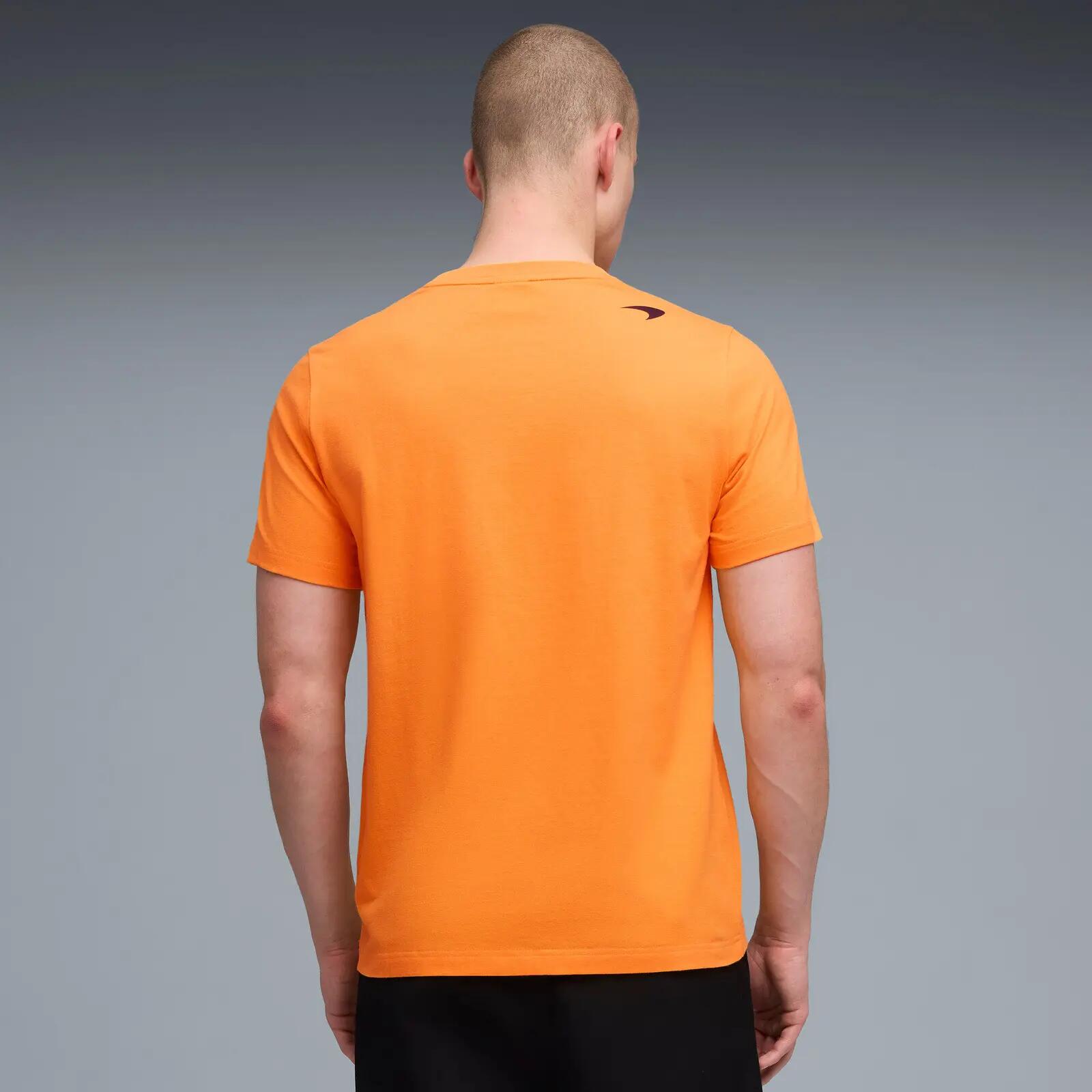 Camiseta Puma Mclaren Small Logo Tee, Naranja, Hombre 2/5