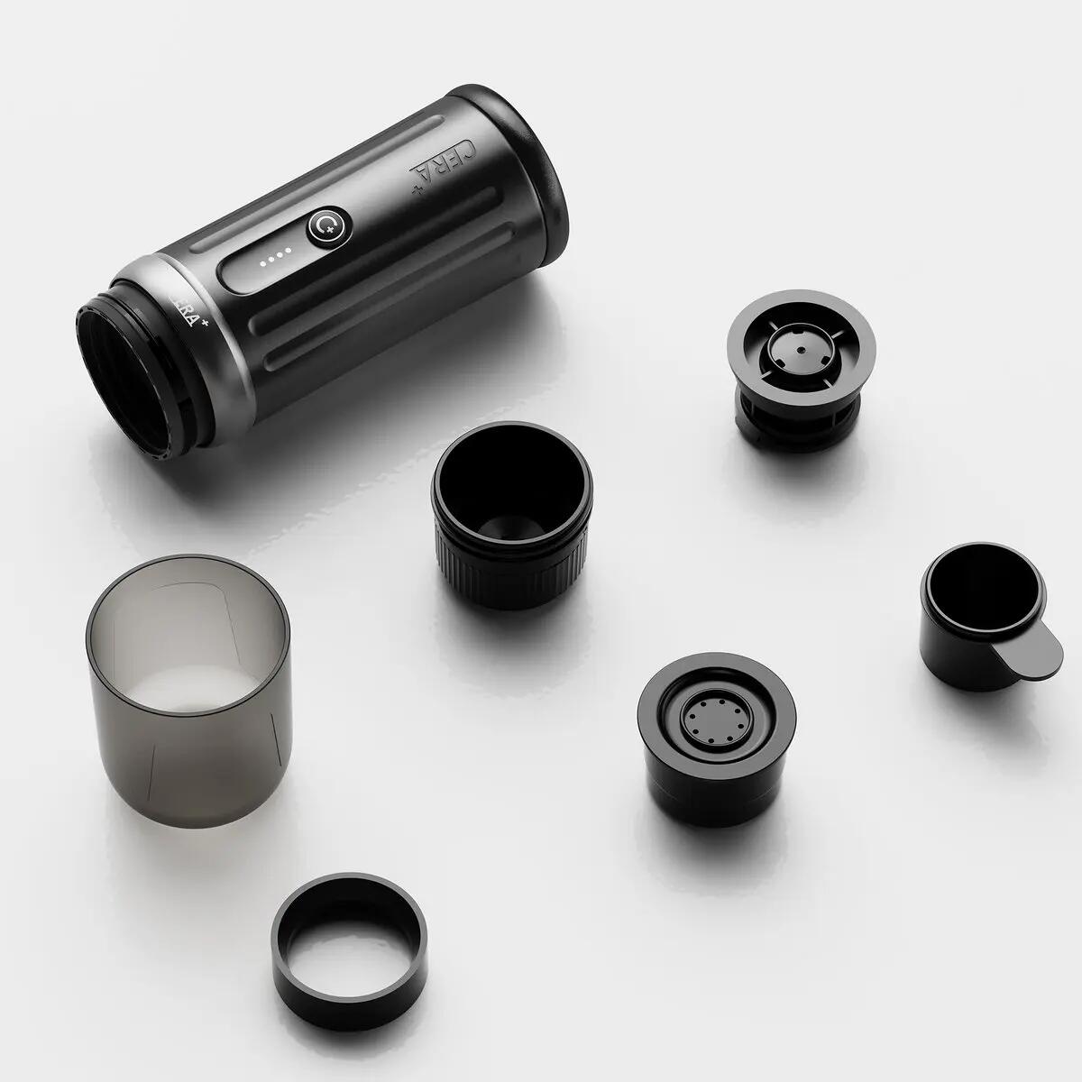 Cerapresso Travel Kit Espressomaschine für Kapseln und Kaffeemehl 6/11