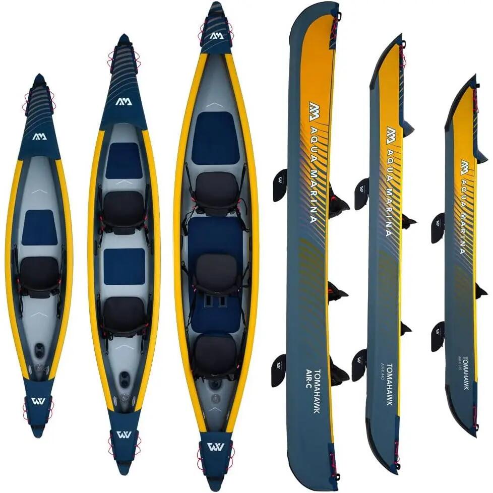 Aqua Marina Tomahawk AIR-C opblaasbare kajak 3 personen 9/9