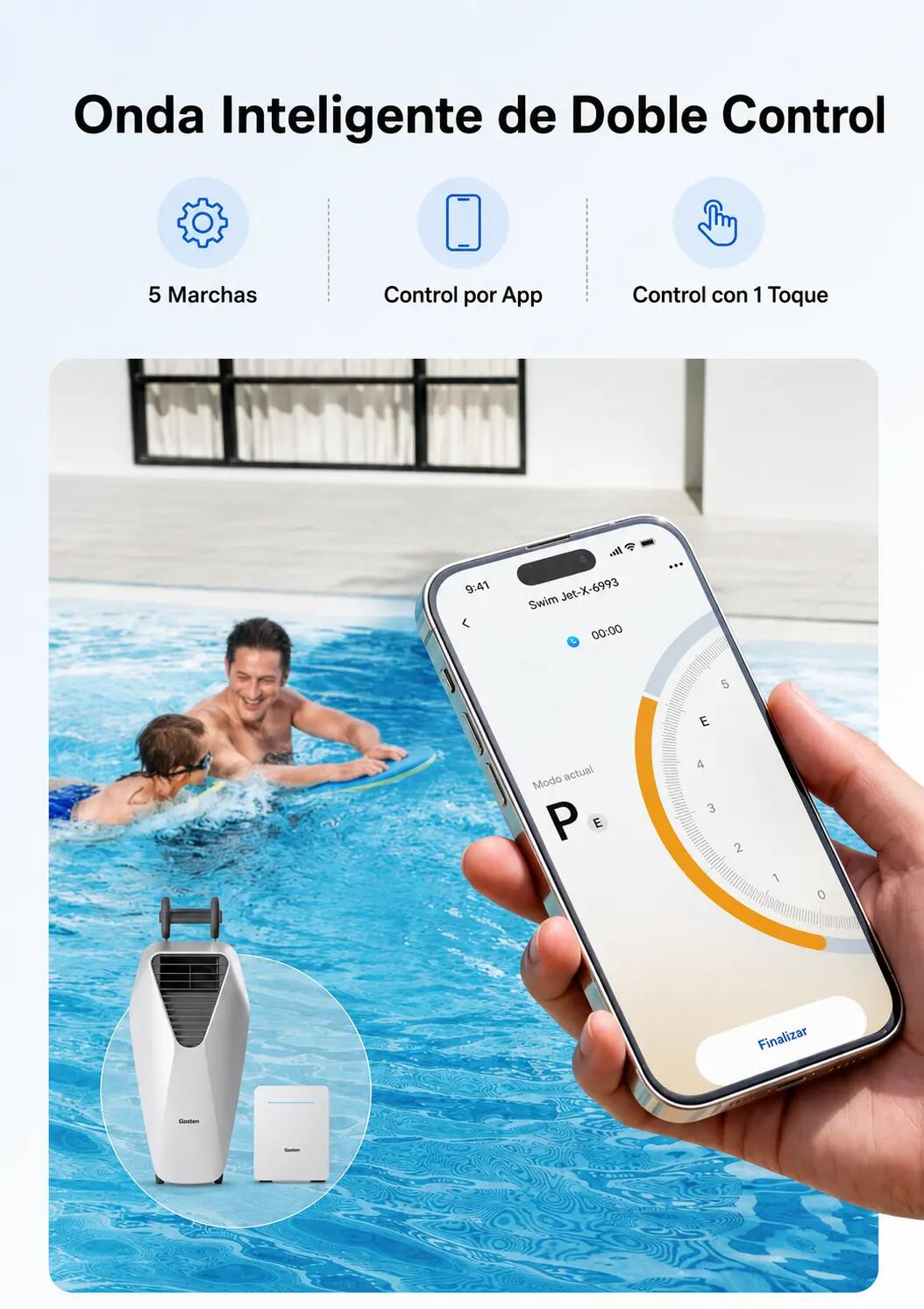 iGarden Swim Jet X Series Tragbare Gegenstromanlage ohne Bauarbeiten 8/11