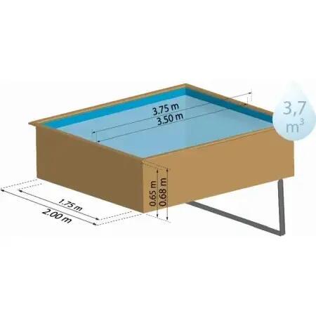 Piscina MADERA NATURAL 375 x 200 68 cm 9/9