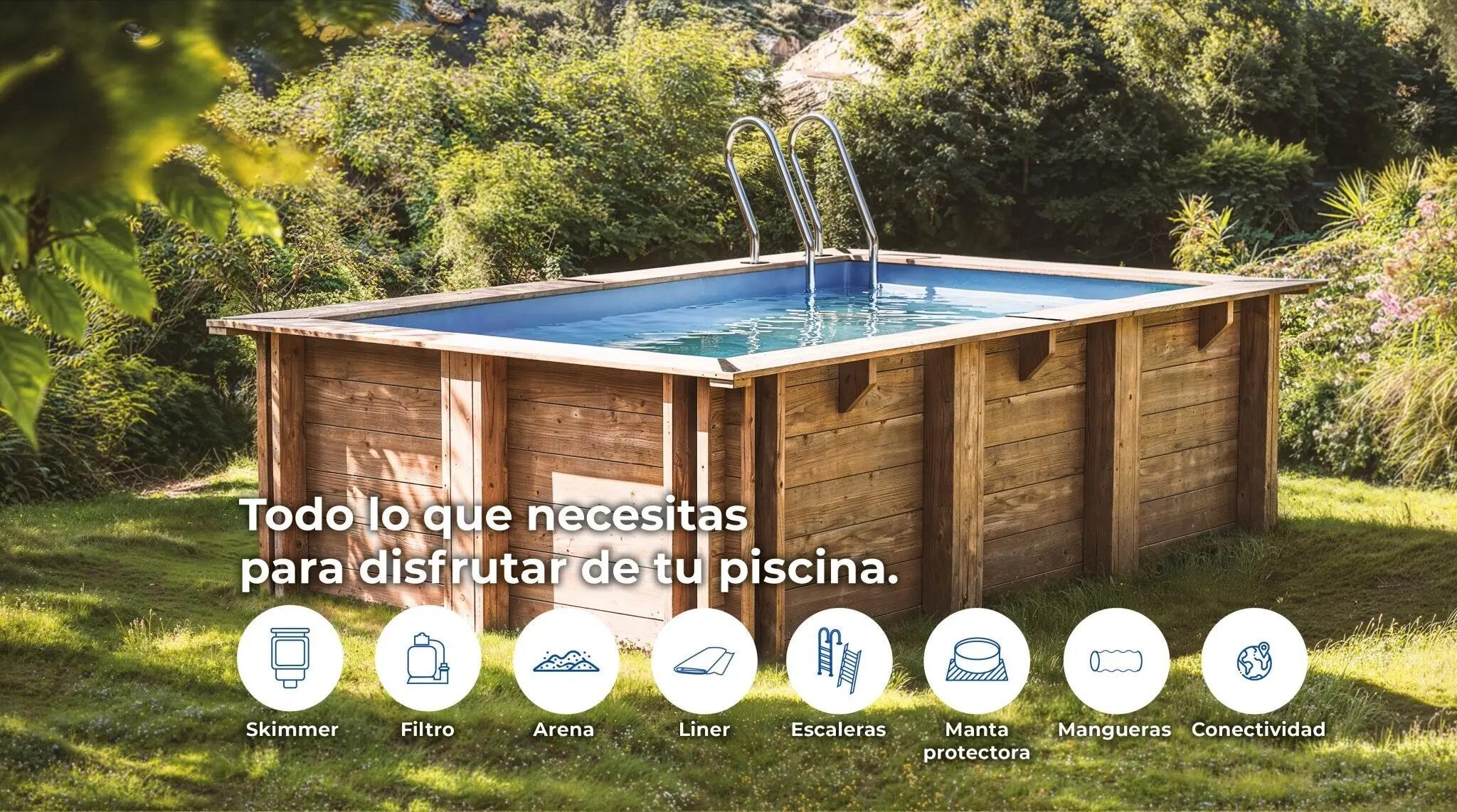 Piscina Sunbay Pino Frances Autoclave IV GRE - Ovalada 672x472x146 Vermela 8/11