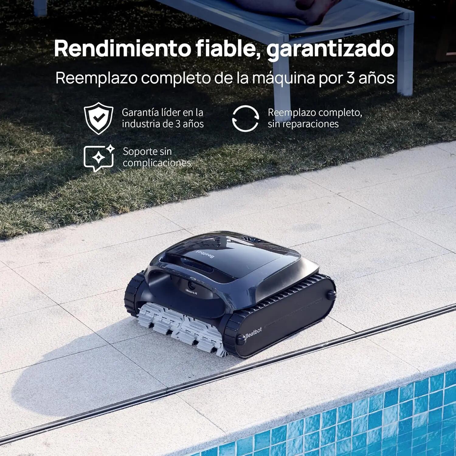 Robot de piscină fără fir Wifi Aquasense 2 Beatbot - Fund, Pereți, Linia apei 9/10