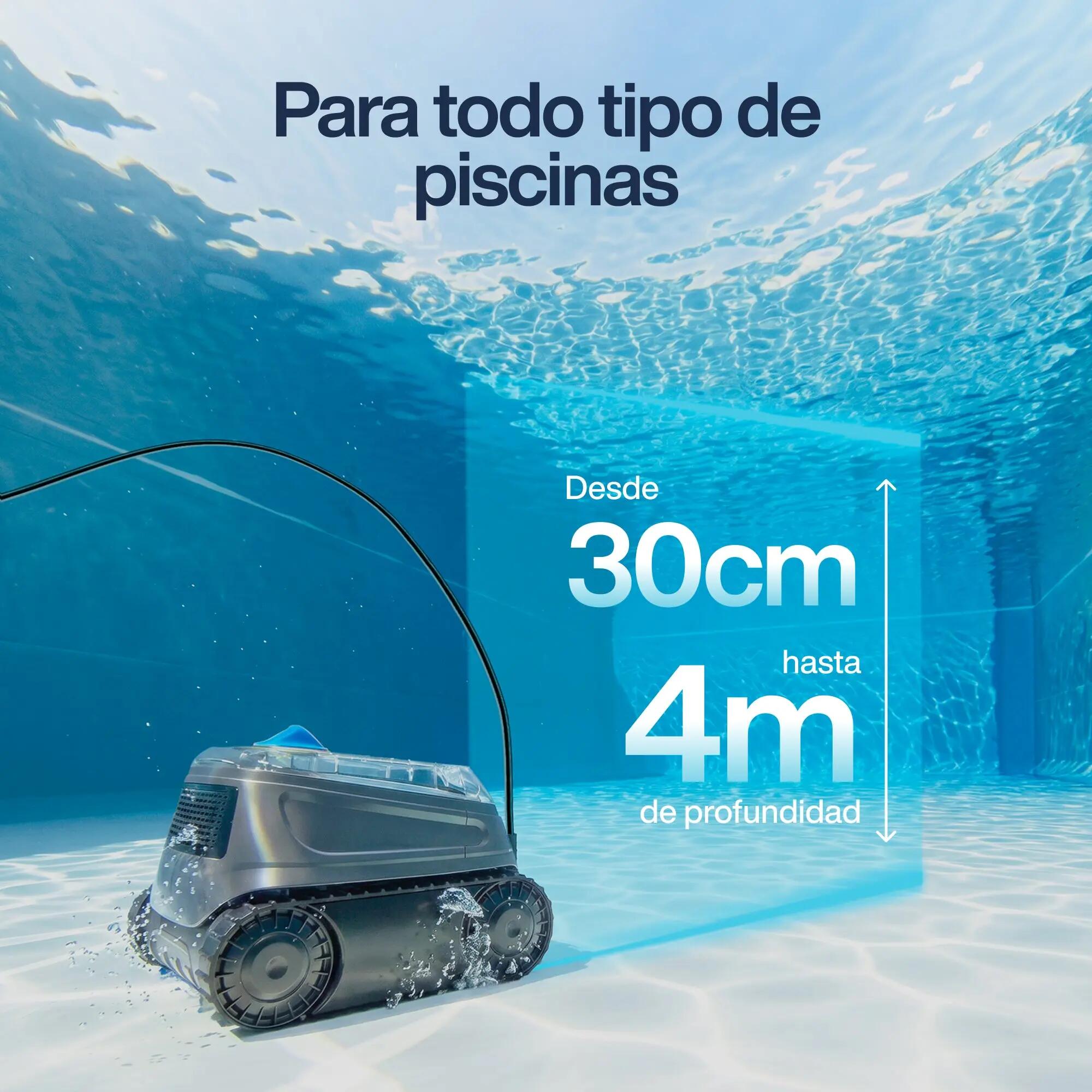 Aspirador de Piscina Eléctrico e Automático ZODIAC CNX 30 iQ limpa fundos robot 9/10
