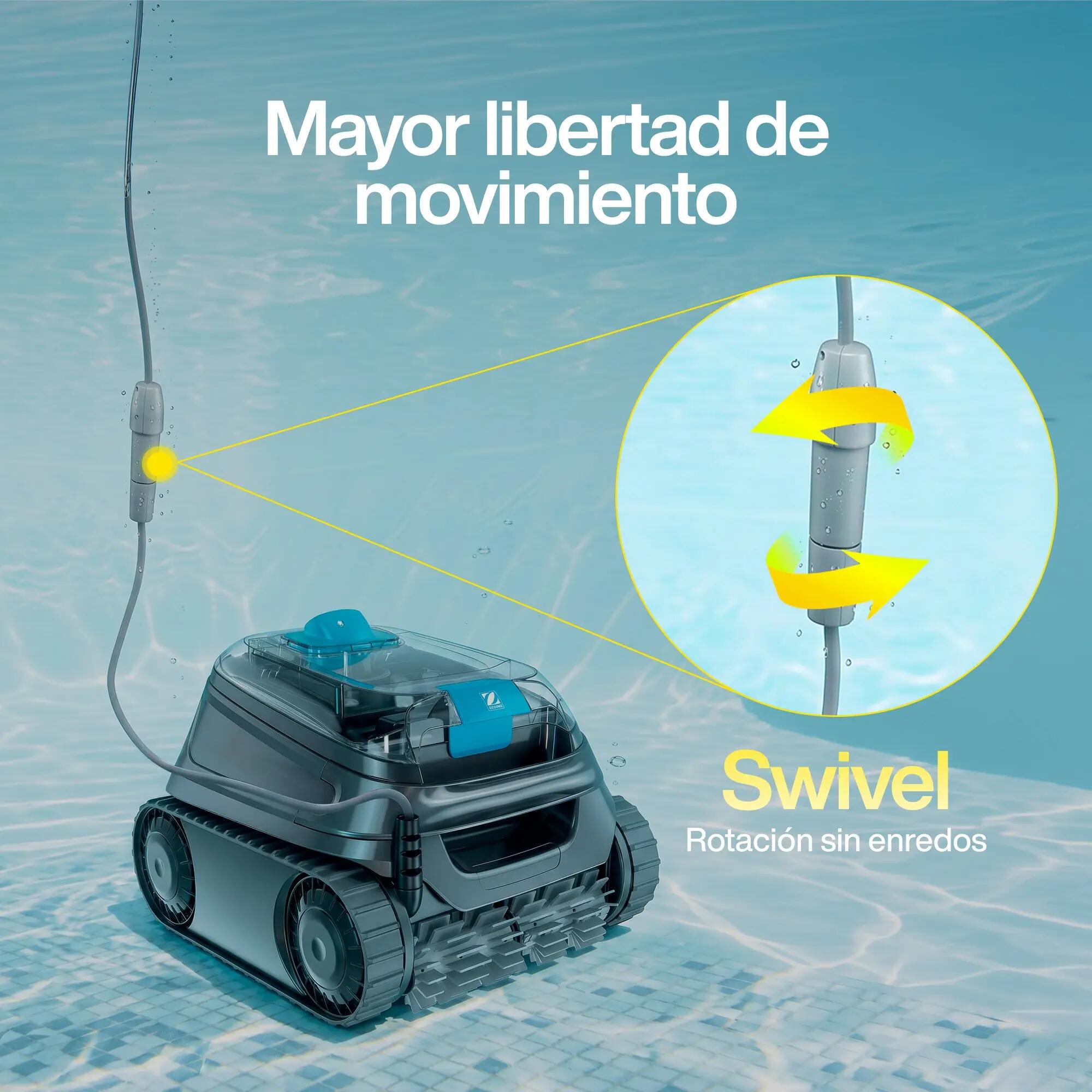 Aspirador de Piscina Eléctrico e Automático ZODIAC CNX 50 iQ limpa fundos robot 8/11