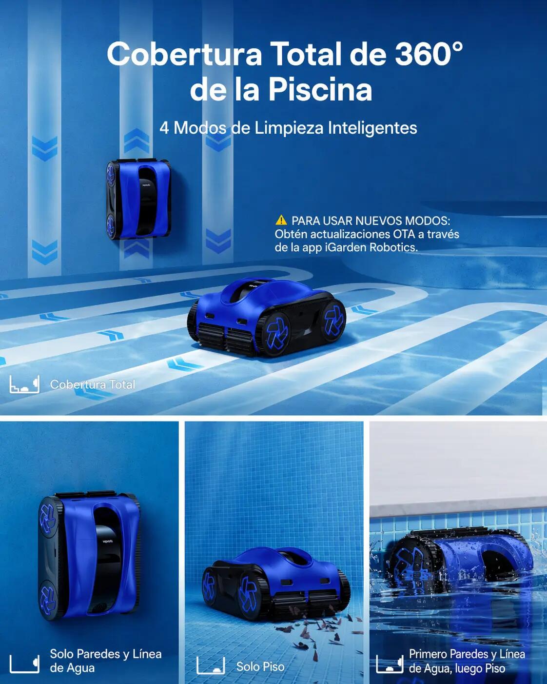 iGarden K40 Robot Piscina Senza Fili 9/11