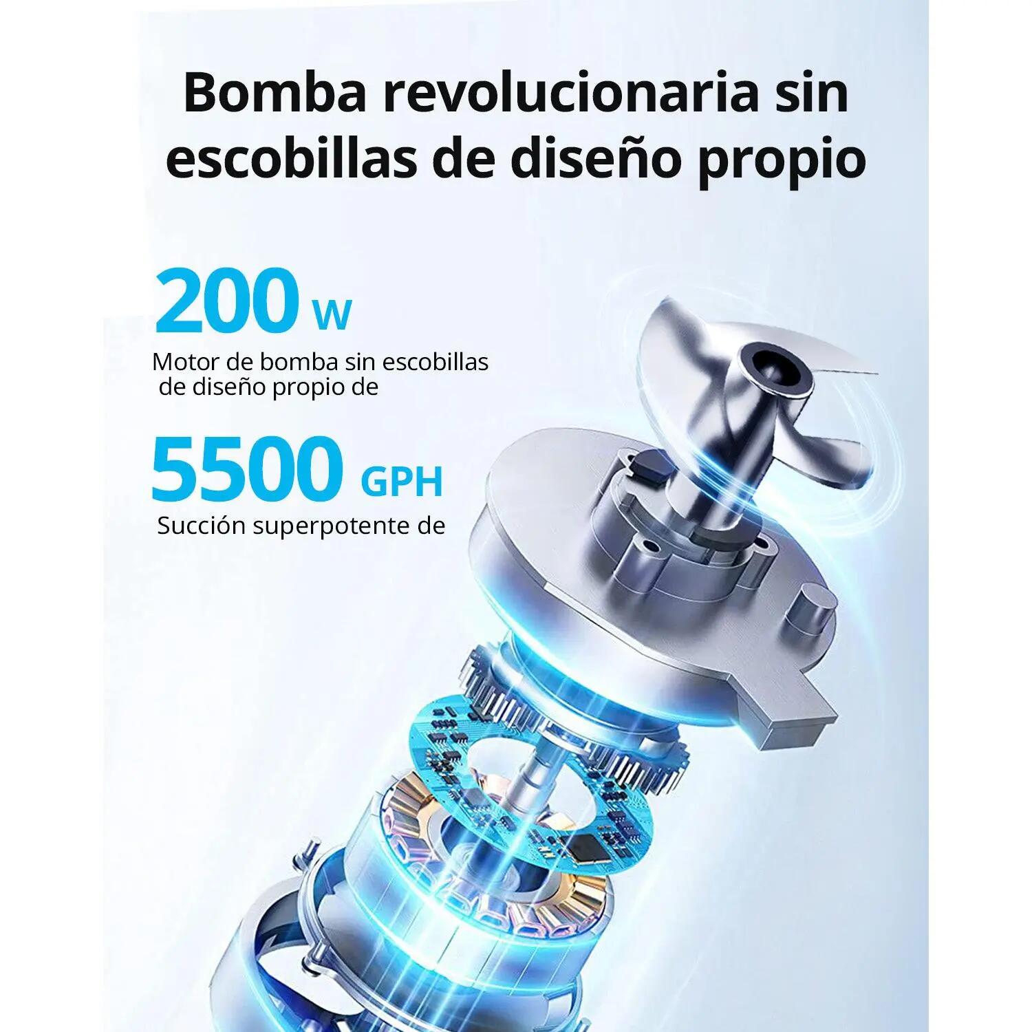 Robô de piscina sem fios Wifi Aquasense Beatbot - Fundo, Paredes, Linha água 8/11