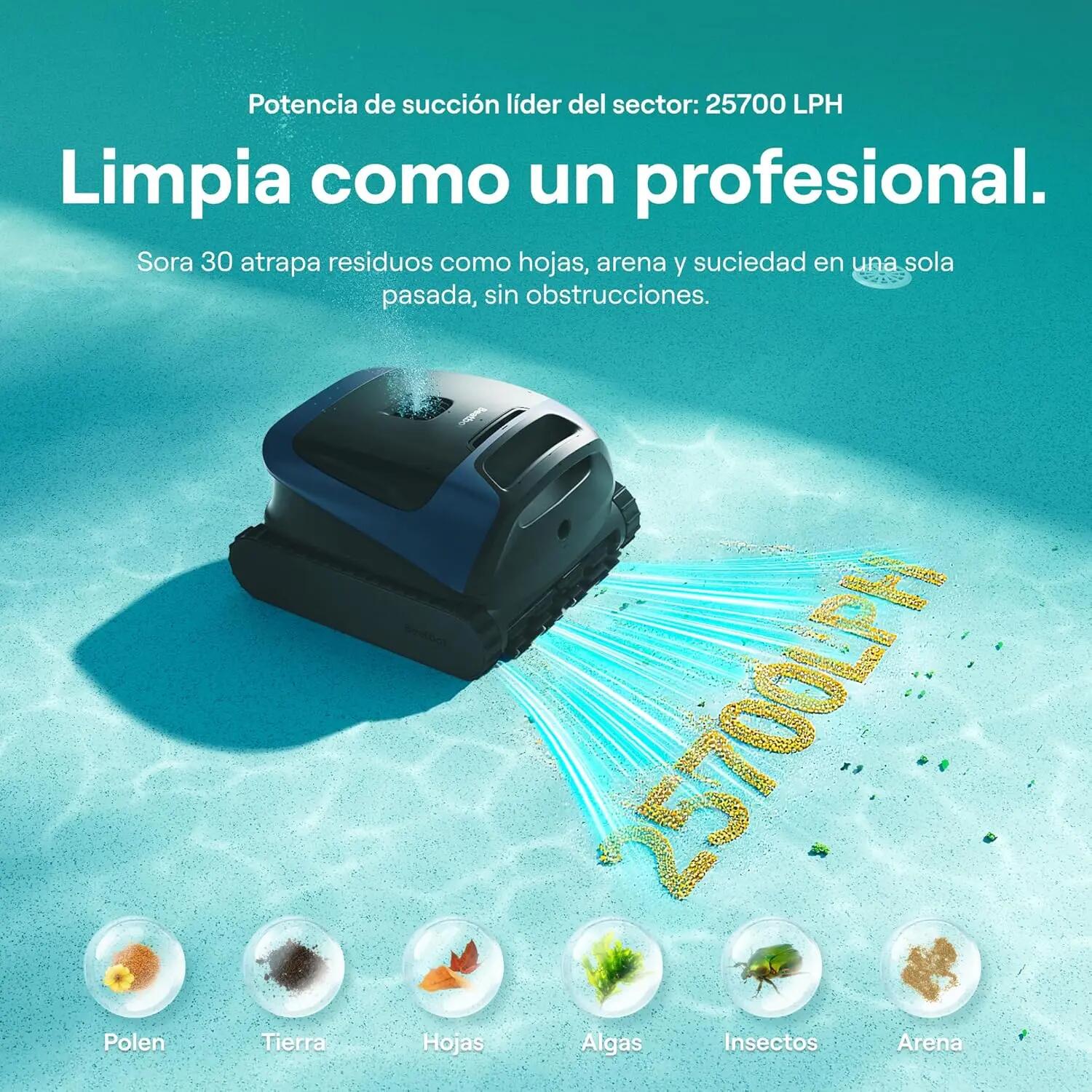SORA P3 – Robô de piscina Beatbot sem fio potente e inteligente 8/11