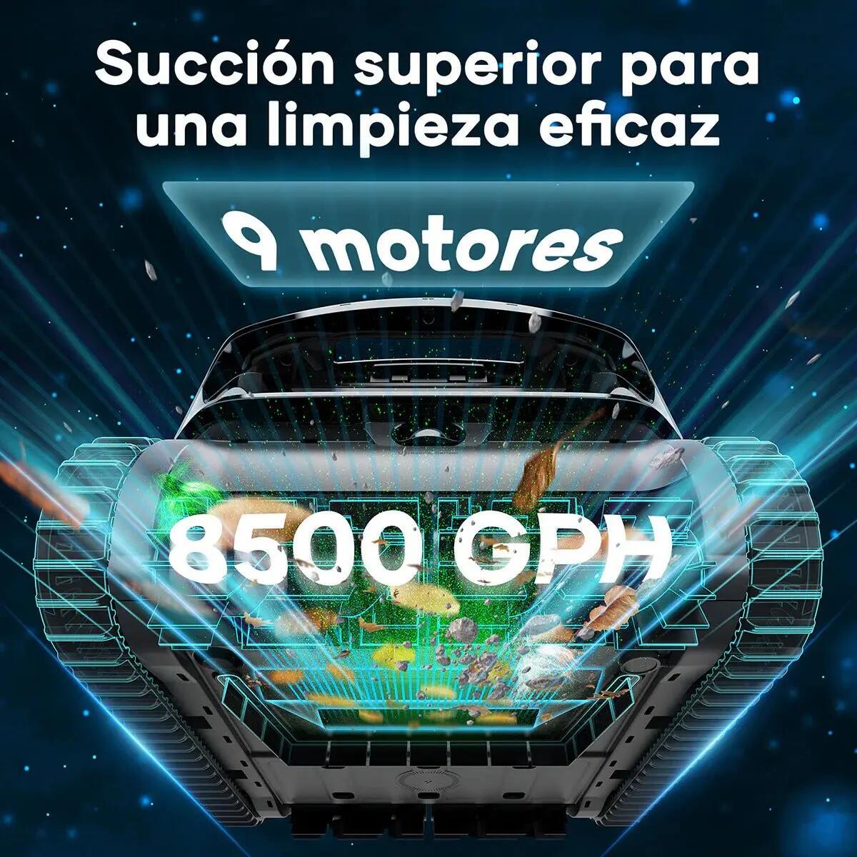 Aiper X1 Pro Max Robot Limpiafondos de piscina de batería sin cable 9/10