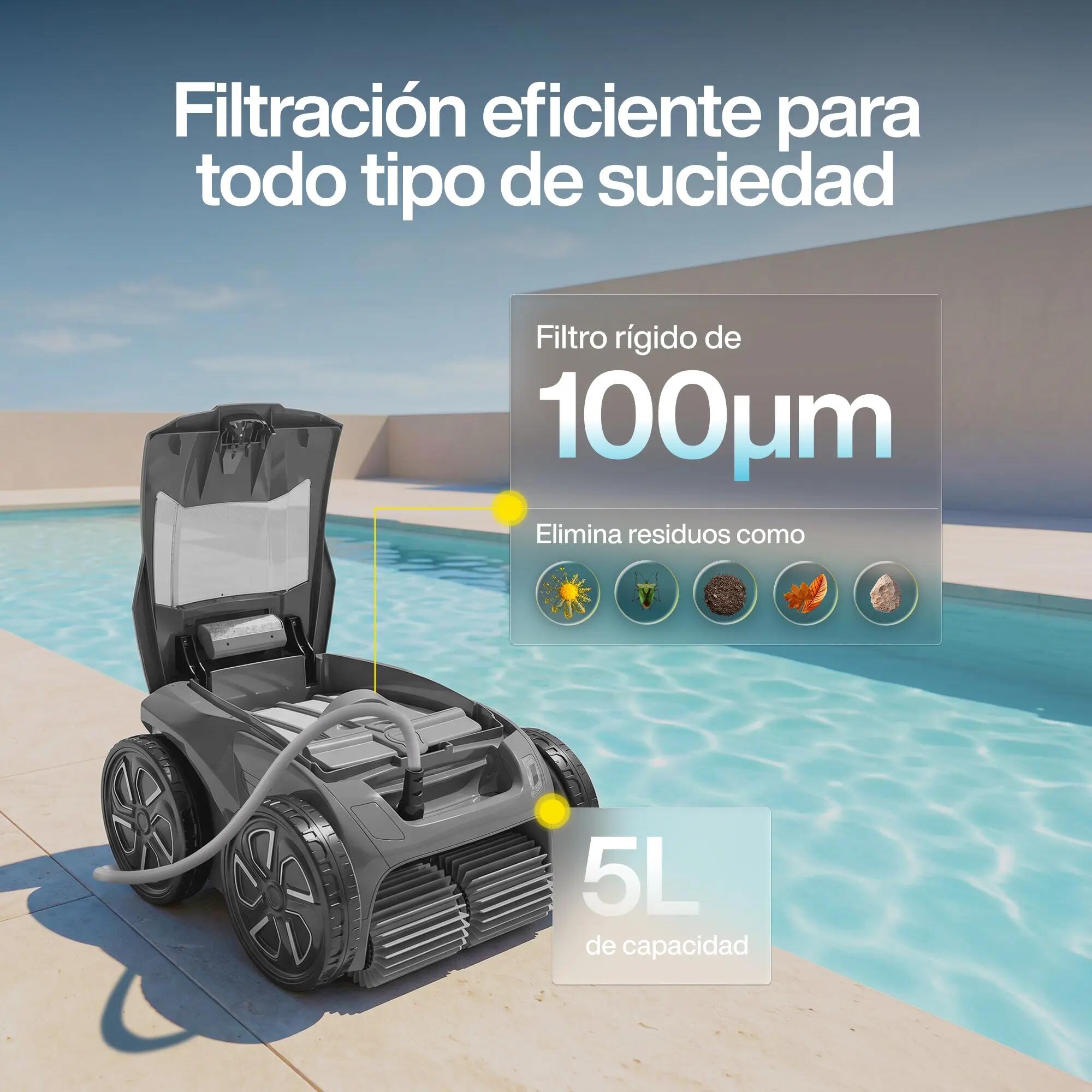 Aspirador de Piscina Eléctrico Automático ZODIAC ALPHA OA 6400 iQ limpa fundos 8/11