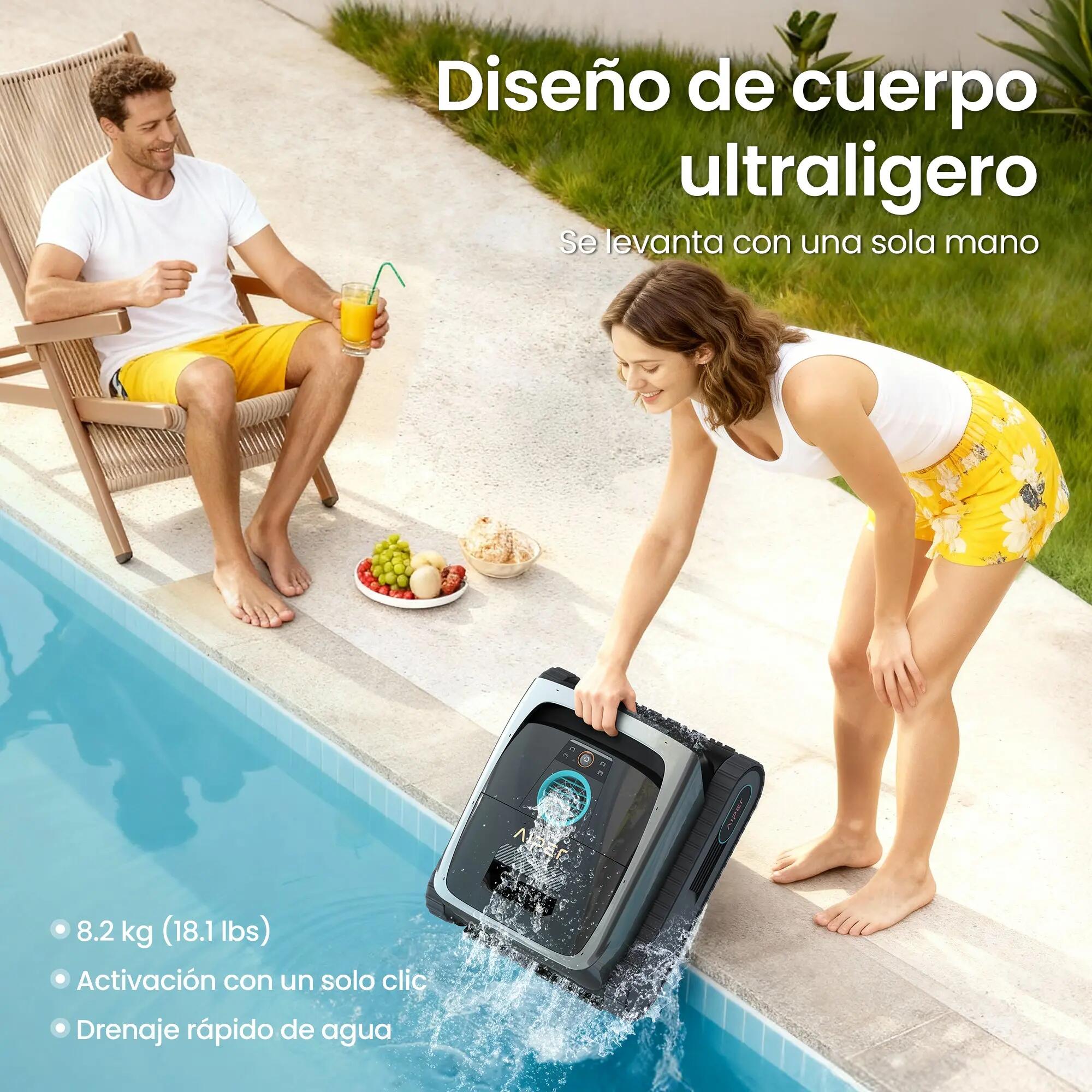 Aiper Scuba V3 Robot Limpiafondos de piscina de batería sin cable 8/11