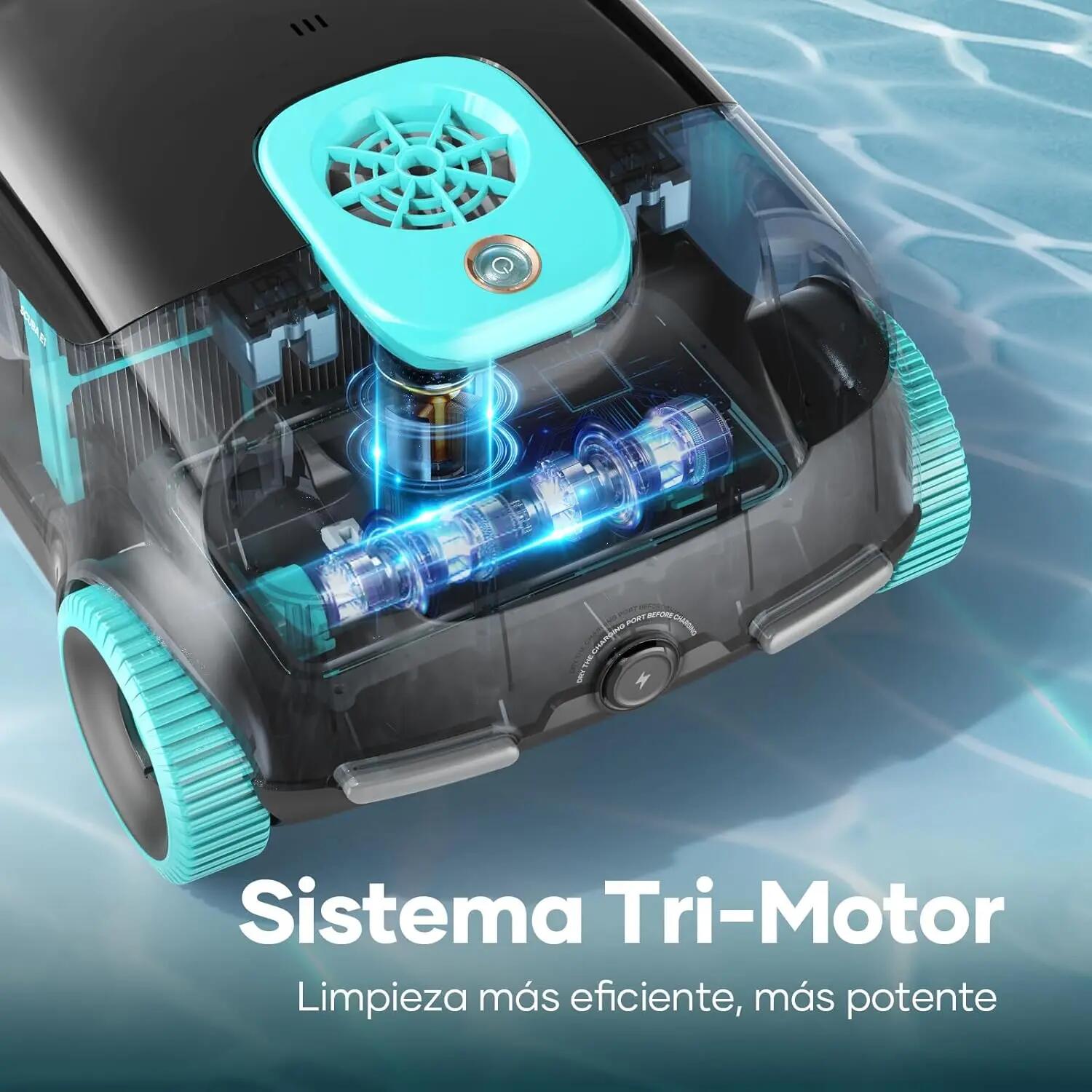 AIPER Scuba E1 Robot Pulisci Piscina 100mq Navigazione Smart 7/10