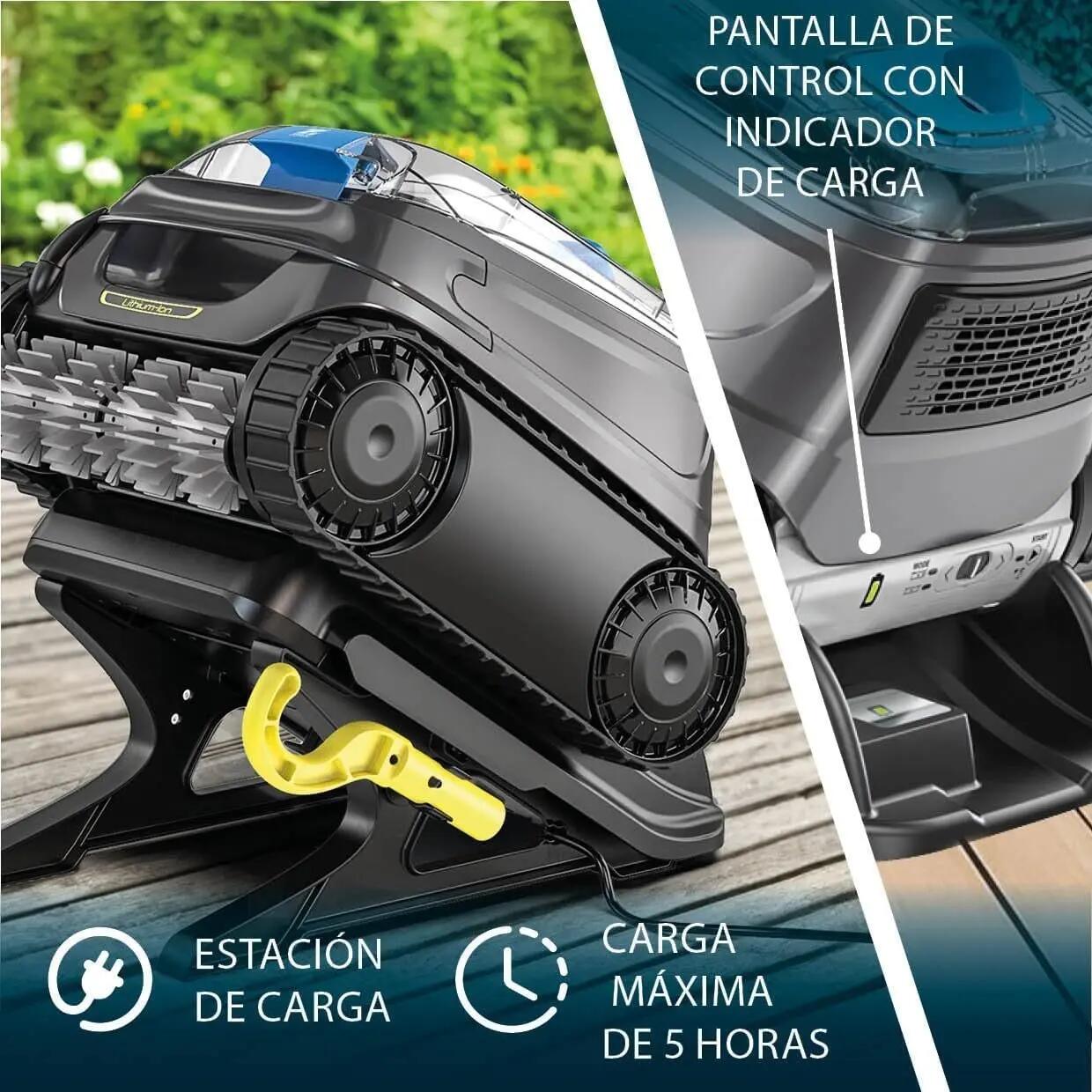 Aspirador de Piscina Automático a Bateria sem fios CNX-Li 52 iQ limpa fundos 10/11