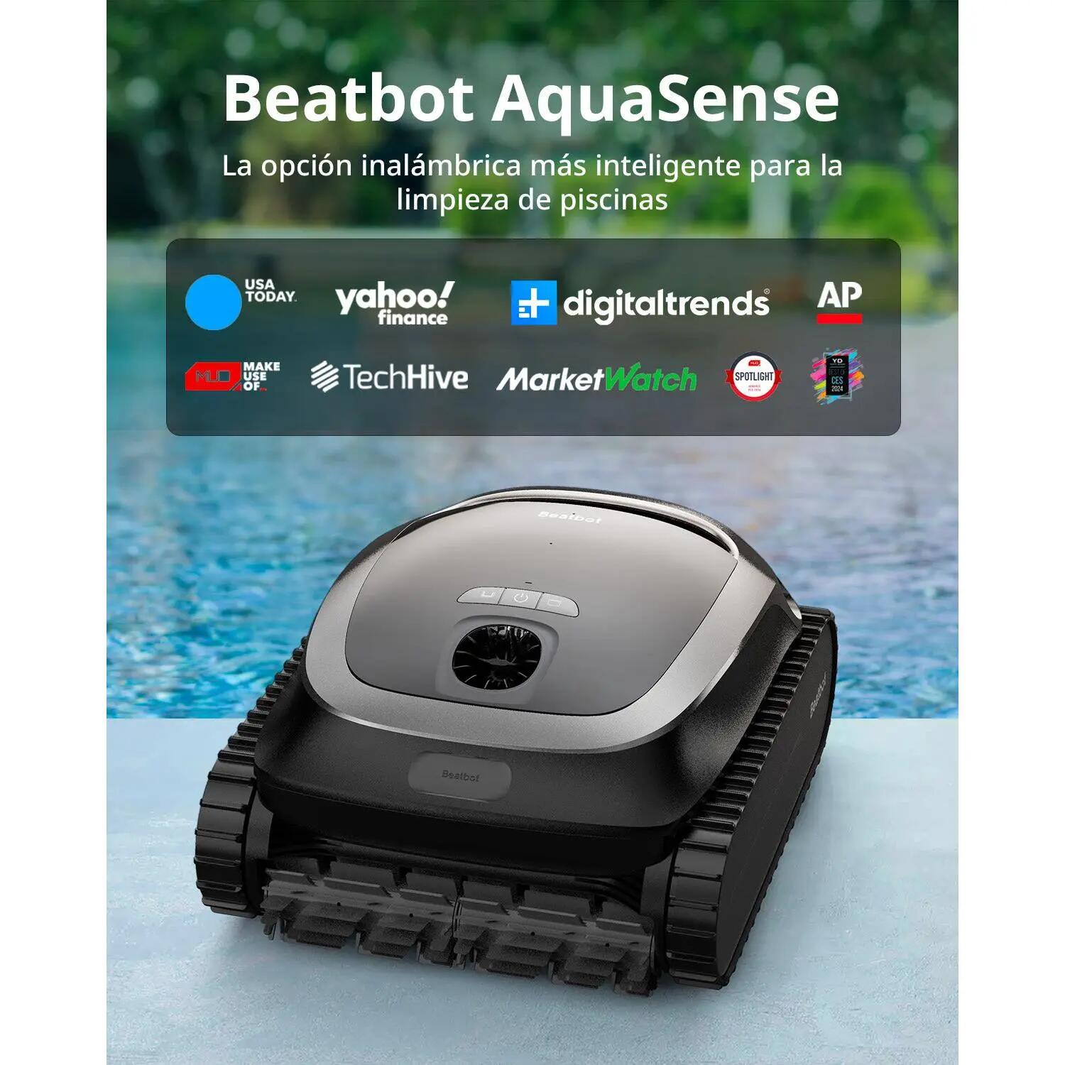 Robô de piscina sem fios Wifi Aquasense Beatbot - Fundo, Paredes, Linha água 10/11