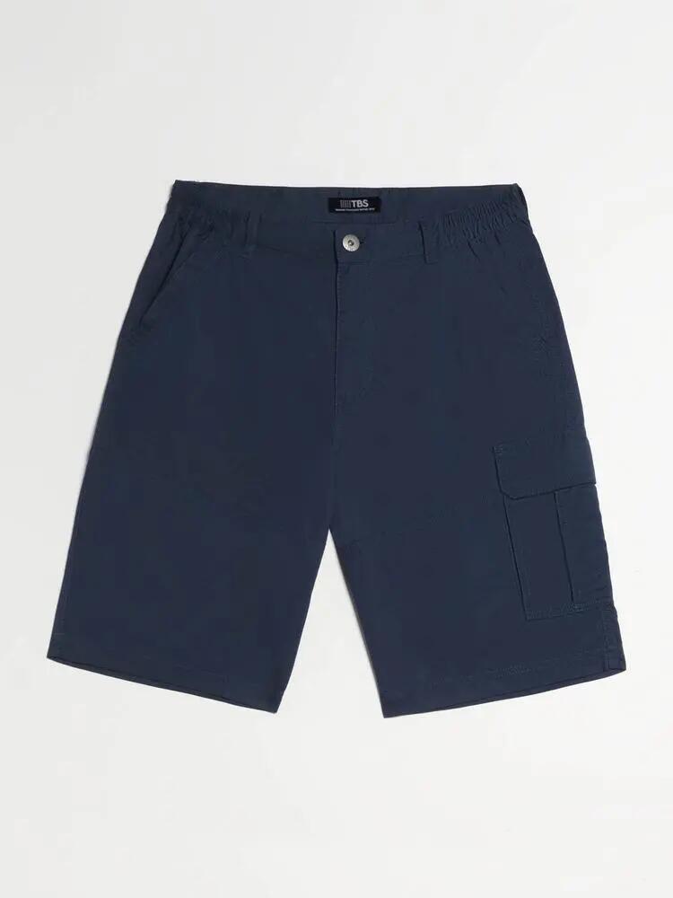 Bermuda, homme, ceinture semi-élastique, fuppaber, bleu marine 3/6