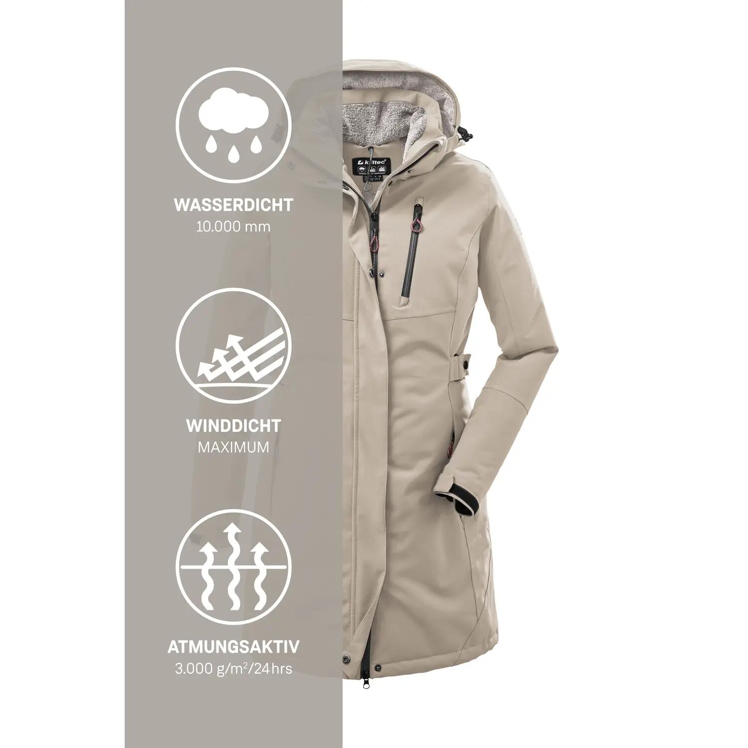 Veste imperméable à capuche femme Killtec Kow 165 6/6