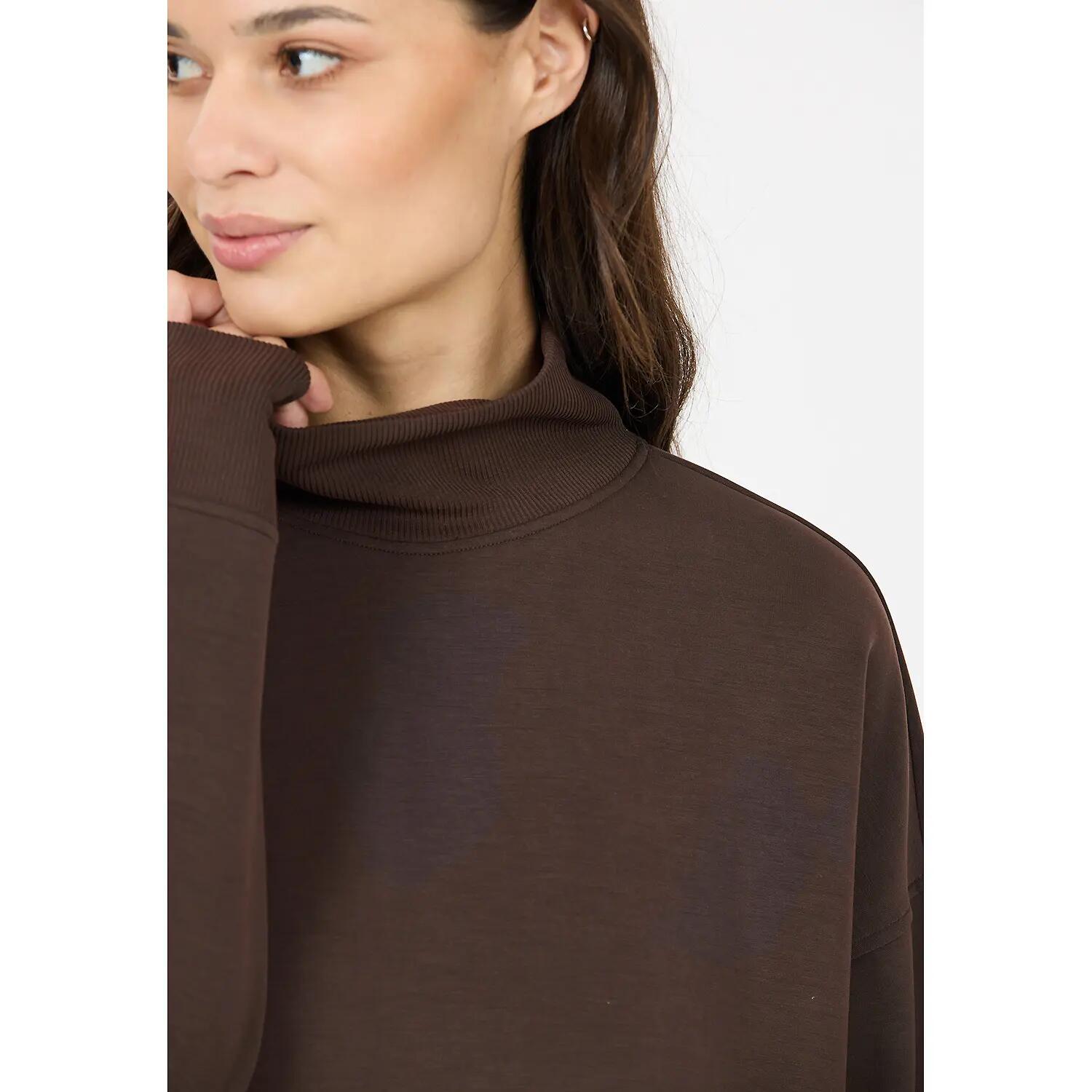 Damen Sweatshirt Yunes W Turtle Neck 5/8