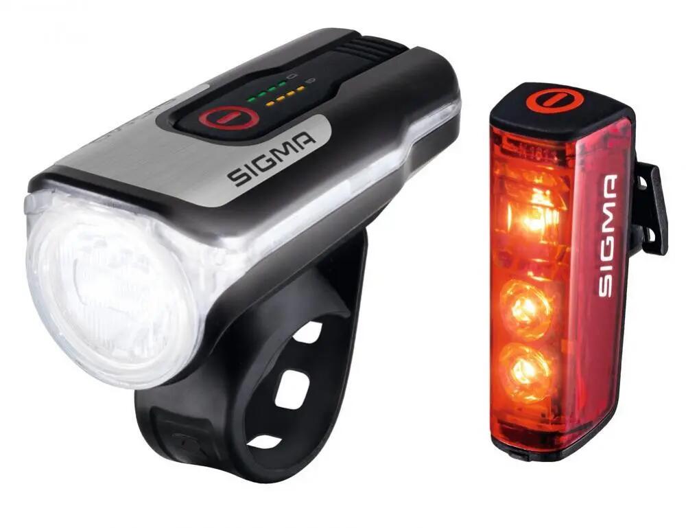 Sigma set illuminazione Aura 80 USB Blaze illuminazione bici LED fanale anterior 2/3
