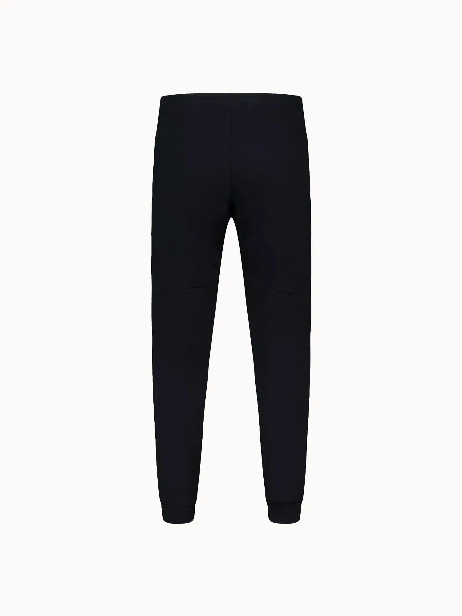 Pantalon en molleton léger avec bandes côtés contrastées Tricolores 3/5