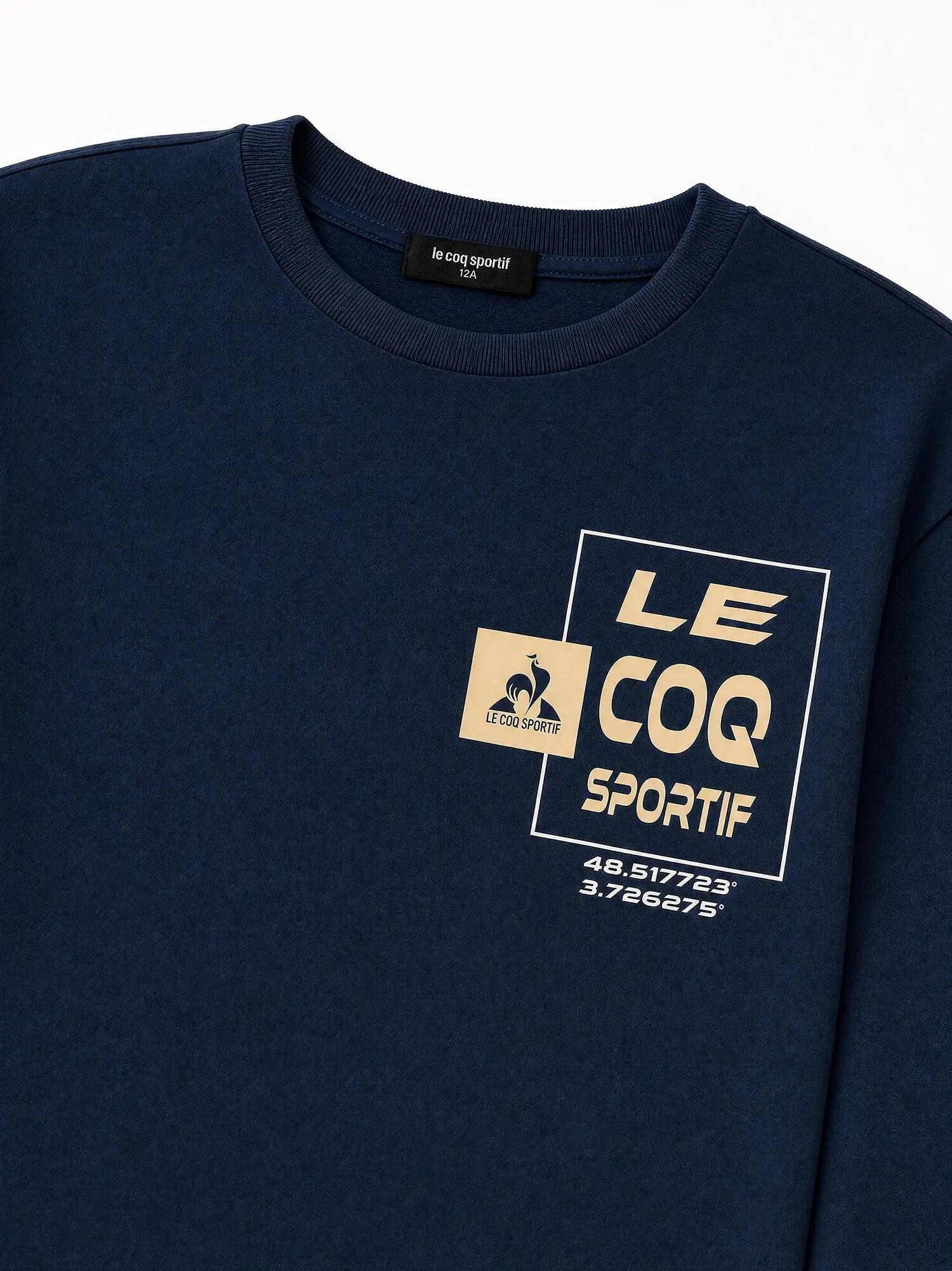 Sweat col rond en molleton léger Graphique 4/5