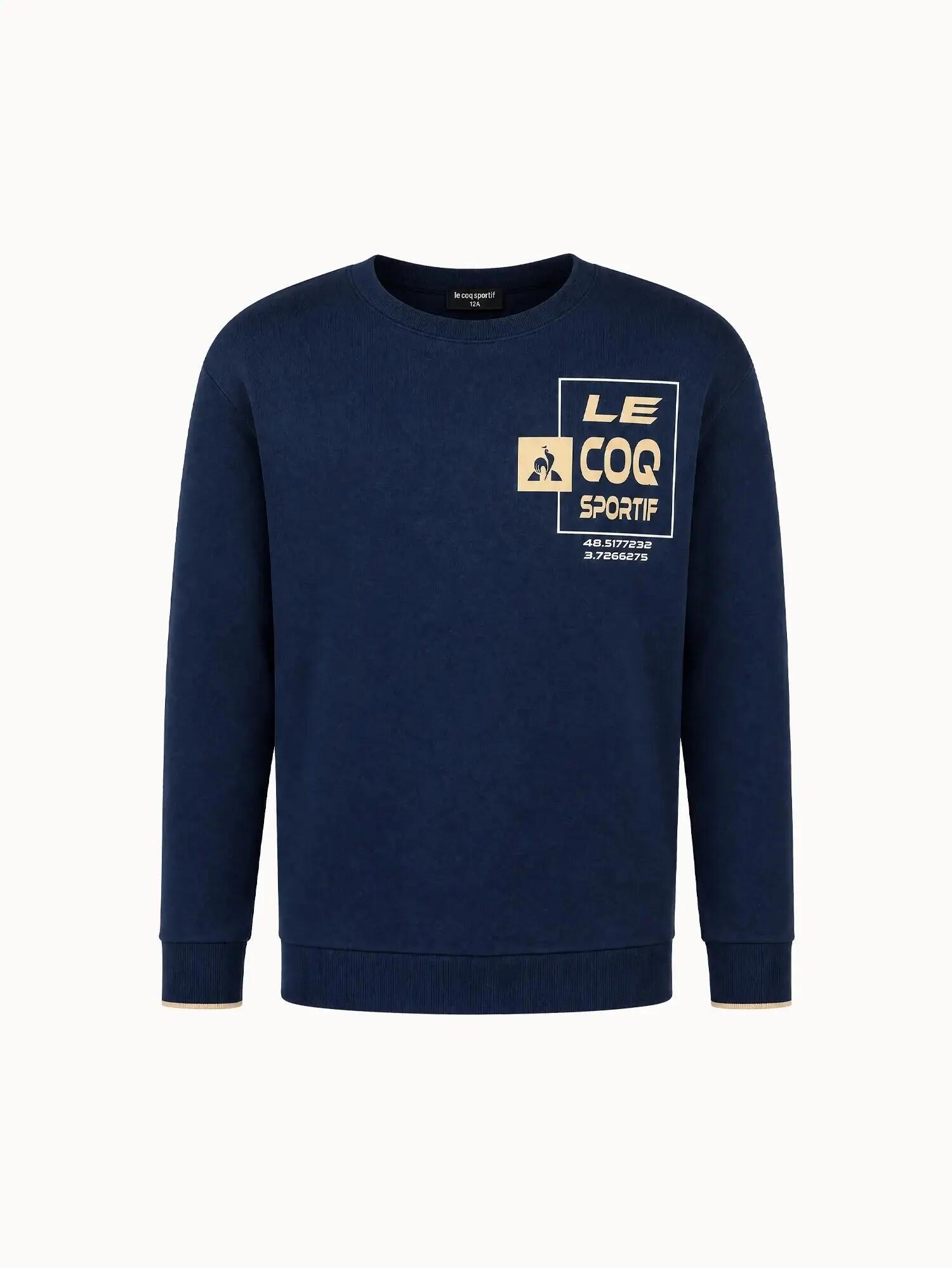 Sweat col rond en molleton léger Graphique 2/5