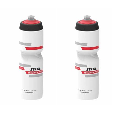 Zefal 2x gourde Magnum Pro 975 ml blanche rouge noire