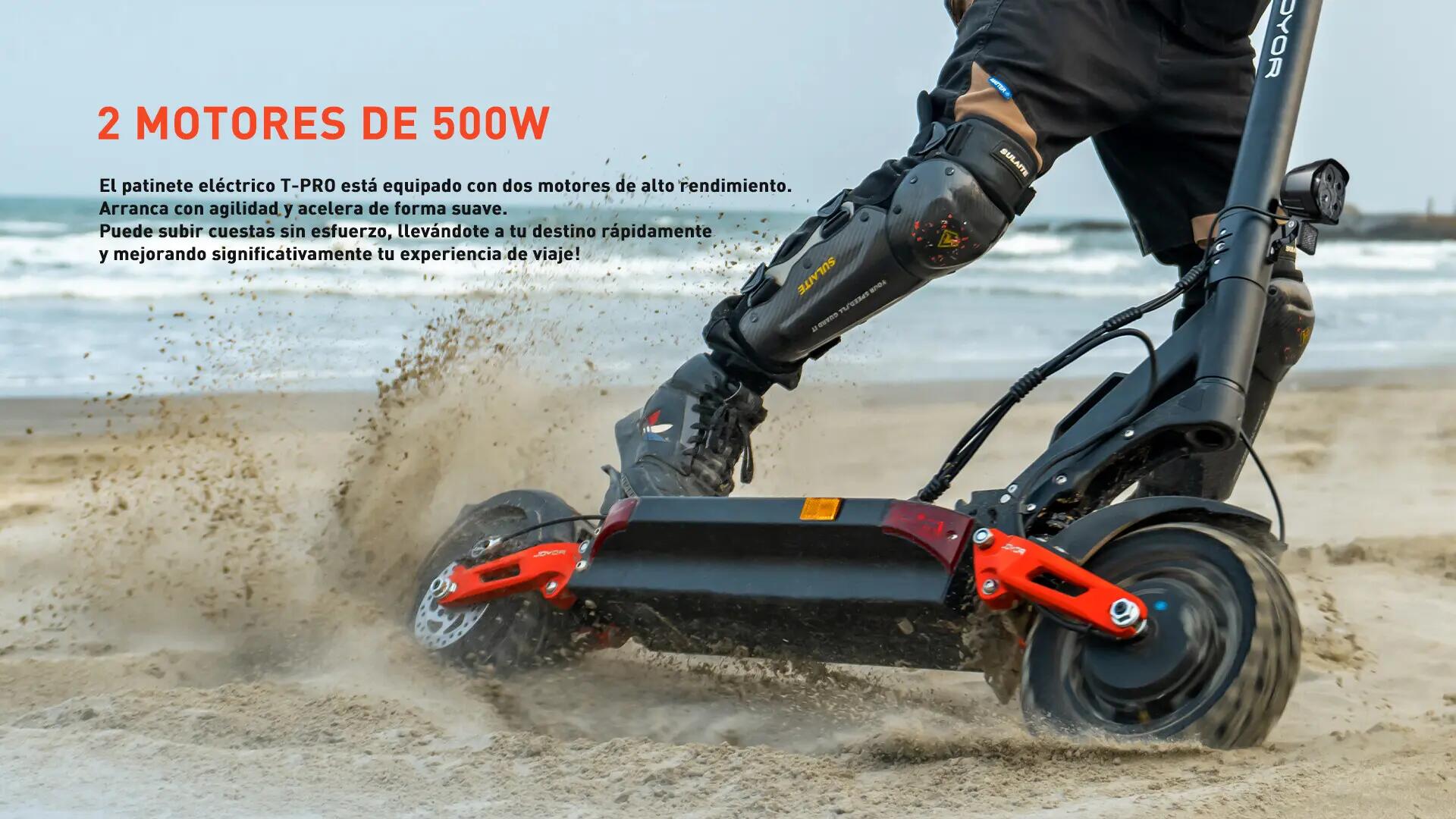 Trottinette électrique JOYOR T-PRO DGT 2 × 500W 25 km/h 8/10