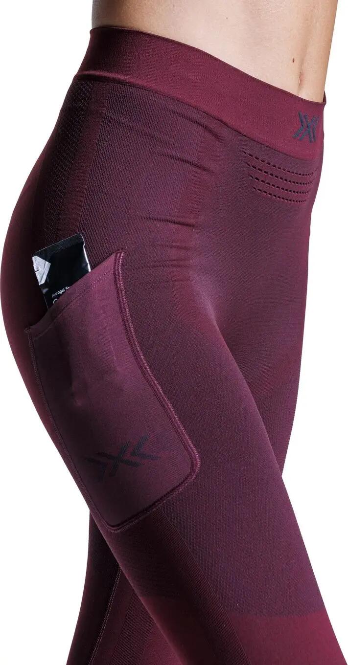 Mallas largas X-Bionic Xceed Run rojas para mujer 5/5
