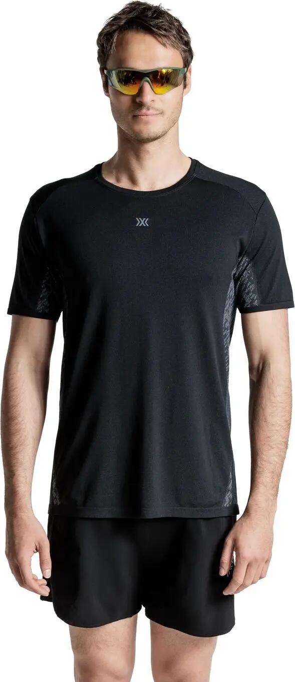 Camisola de corrida X-Bionic Xceed Run Discover Preta para homem 1/7