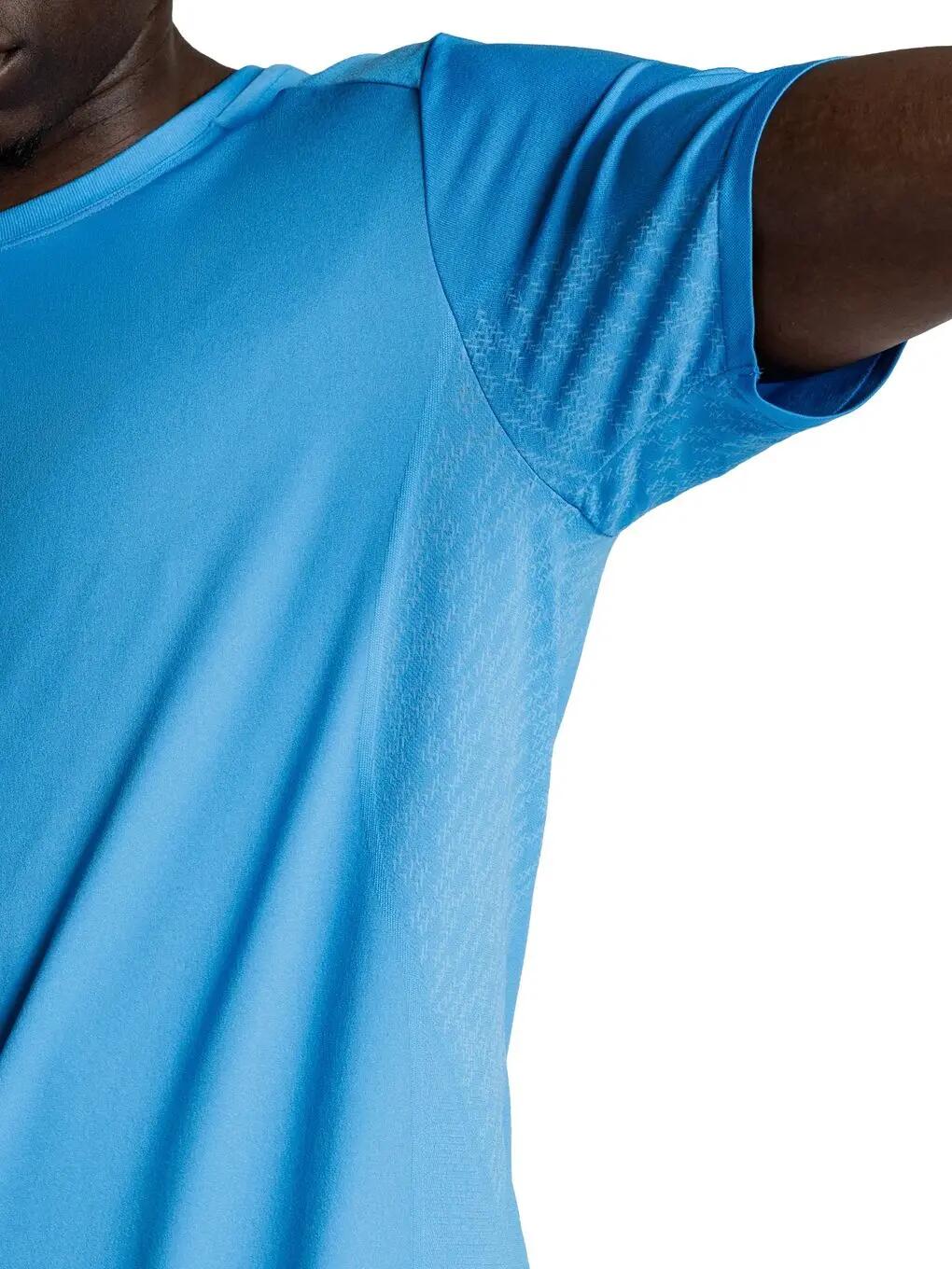 X-Bionic Xceed Run Discover blauw hardloop-T-shirt voor heren 5/7