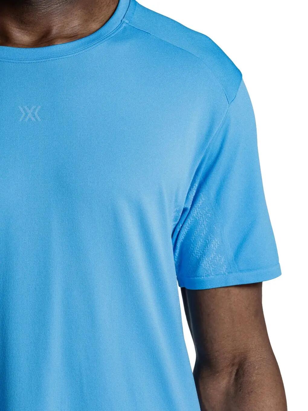 X-Bionic Xceed Run Discover blauw hardloop-T-shirt voor heren 4/7
