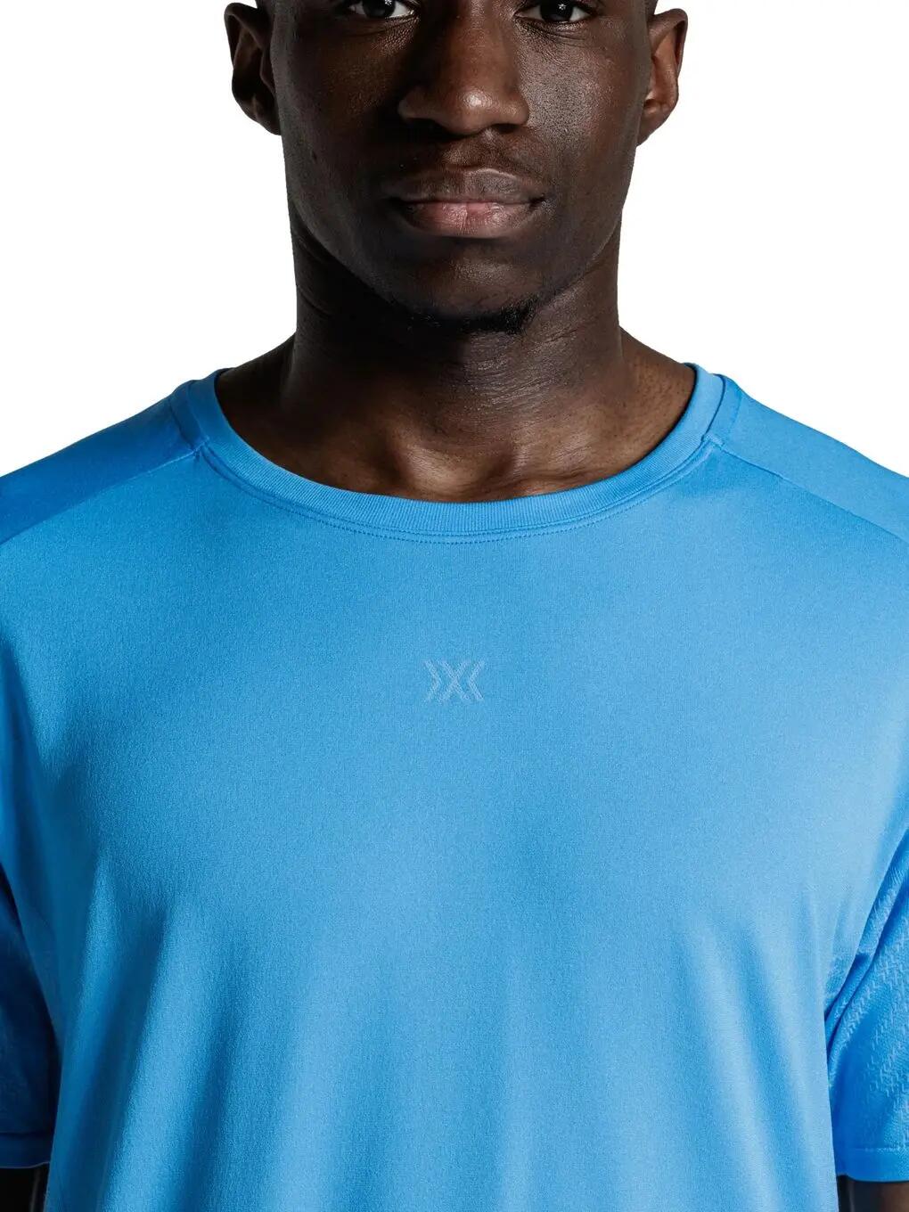 X-Bionic Xceed Run Discover blauw hardloop-T-shirt voor heren 3/7