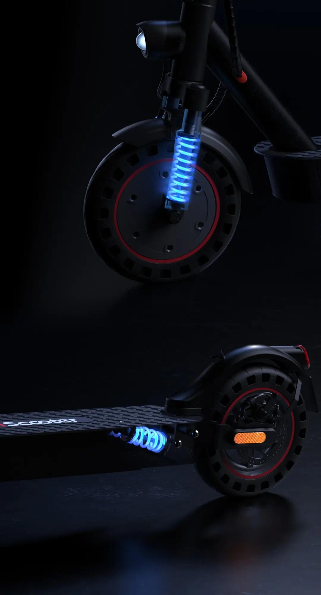 iScooter i9 MAX DGT elektrische scooter met 36V 10,4Ah 3/7
