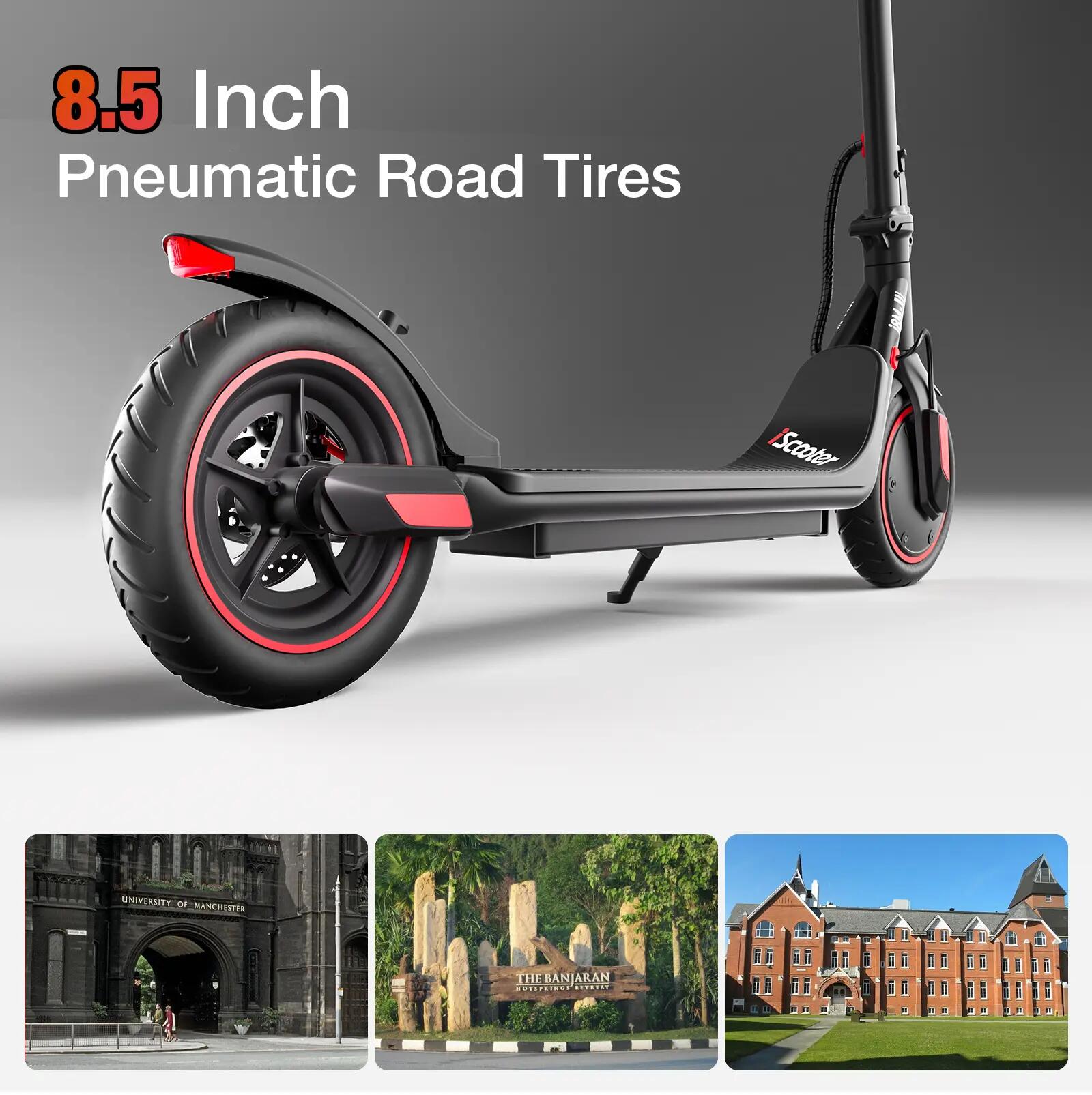 Trottinette électrique pliable iScooter I8M DGT avec batterie 36V 5,2Ah, 8,5″ 3/7