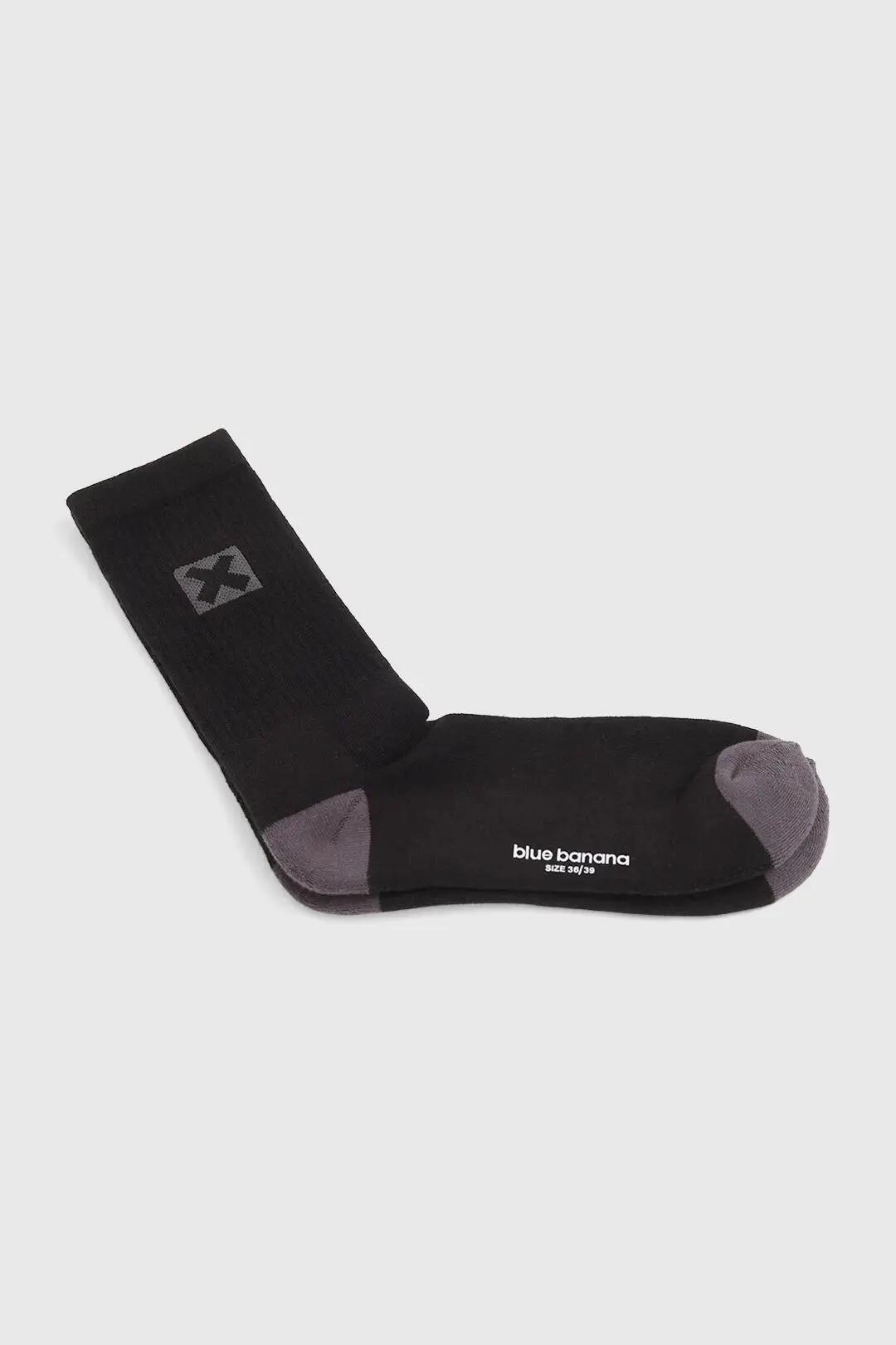 Calcetines Blue Banana Amsterdam Grey Melange 3/4
