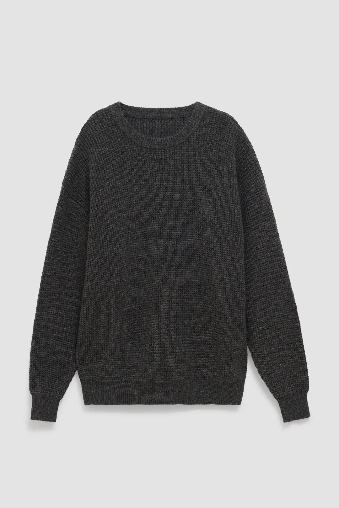 Jersey de Punto Blue Banana Waffle Antracita 4/4