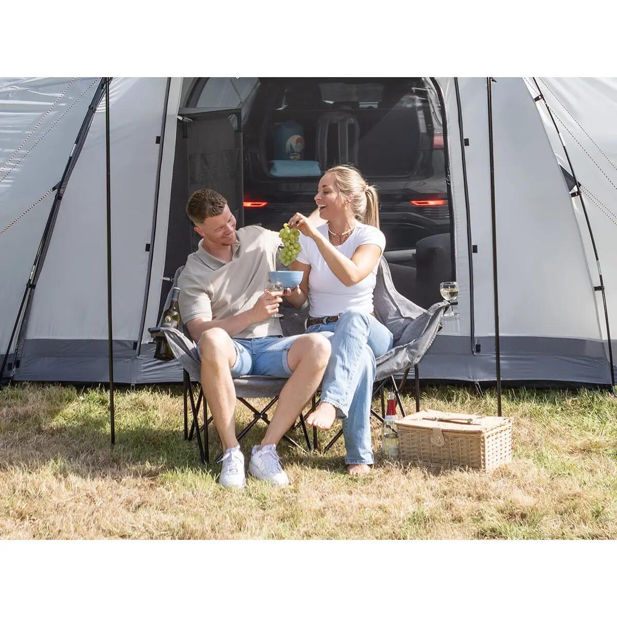 Doppel-Campingstuhl Hygge - XL Campingstuhl - faltbar - für 2 Personen 3/12