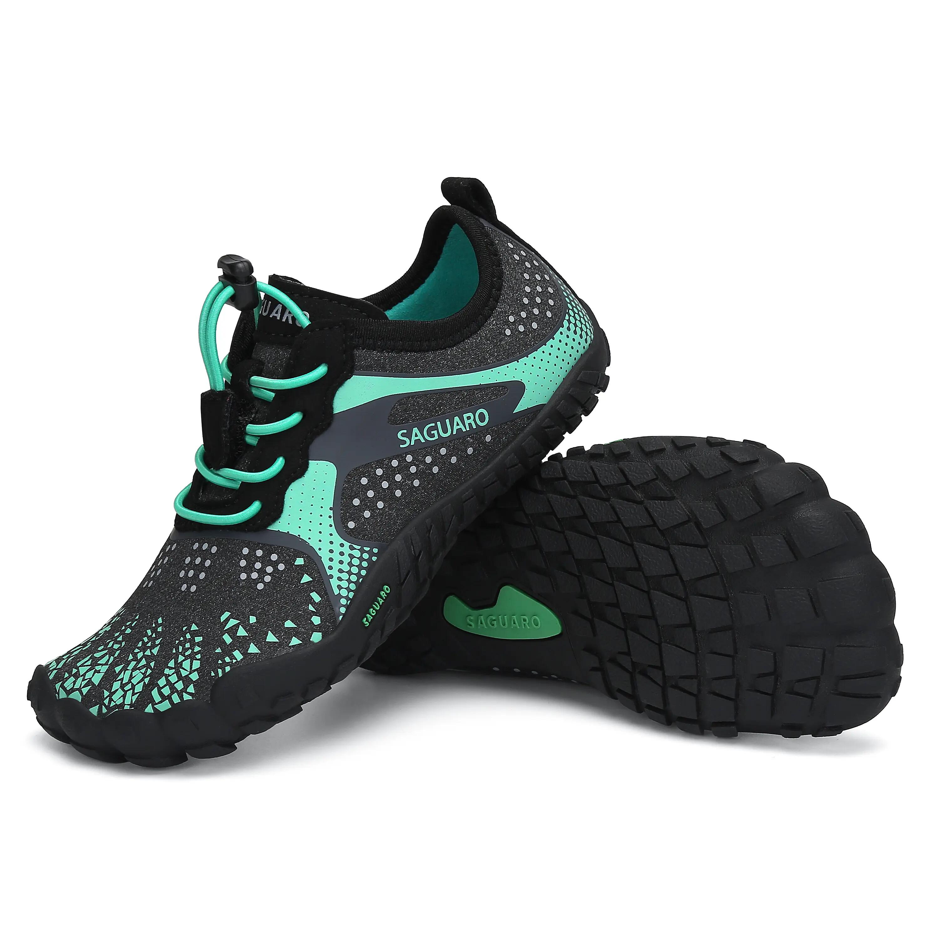 Saguaro Barefoot Fast I Kids – Lichtgewicht en flexibel groen 6/7