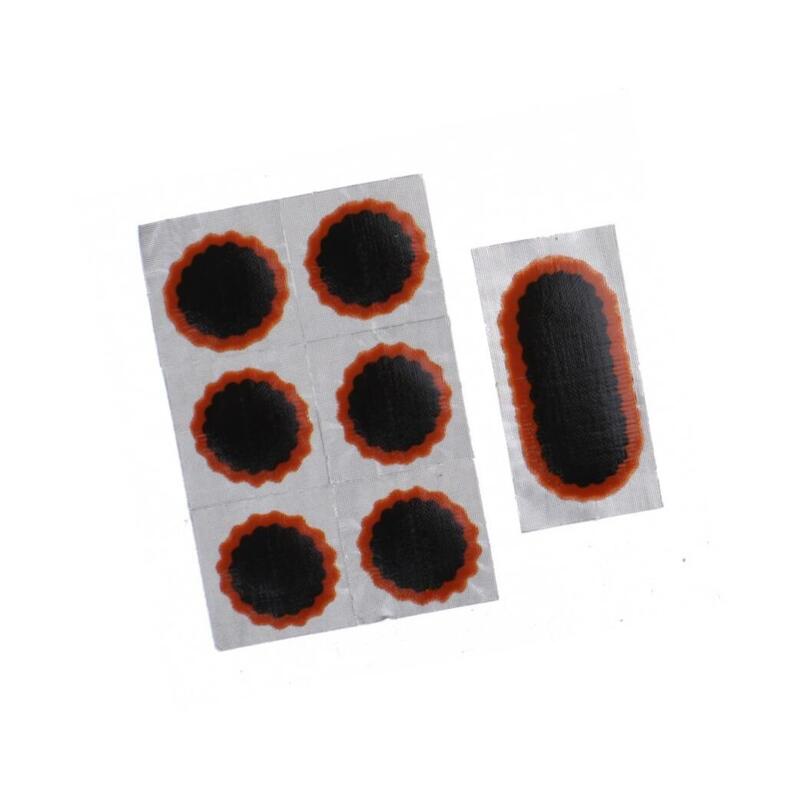 autocollants de pneu tube patch caoutchouc noir 7 pièces