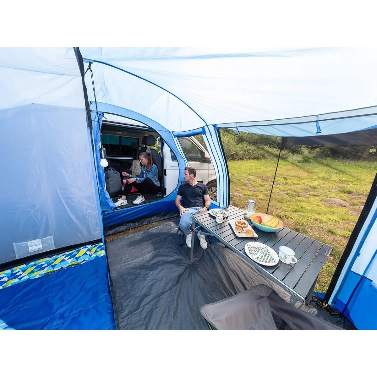 Voortent Aarhus Travel 2 - 2 personen - 1 slaapcabine - Voor bus, bestelwagen 10/15