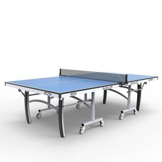 Active 25 Premium Table Tennis Table | Enhance Game with Full Size Indoor T.T Table | Ideal for Home & Club | Foldable with 4” Wheels | Included Net, Cover, 2 Bats & 3 Balls