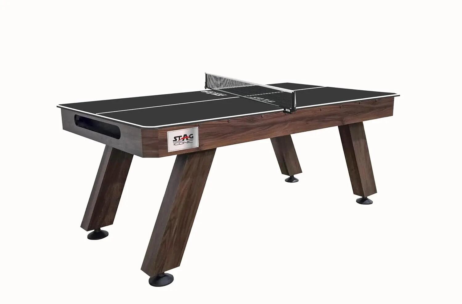 Convert X 3-in-1 Table Tennis Table Multi Game 18 MM Thickness | Table Tennis, Pool & Dining Table | Premium Wooden Finish | Space-Saving Indoor Game Table -  5
