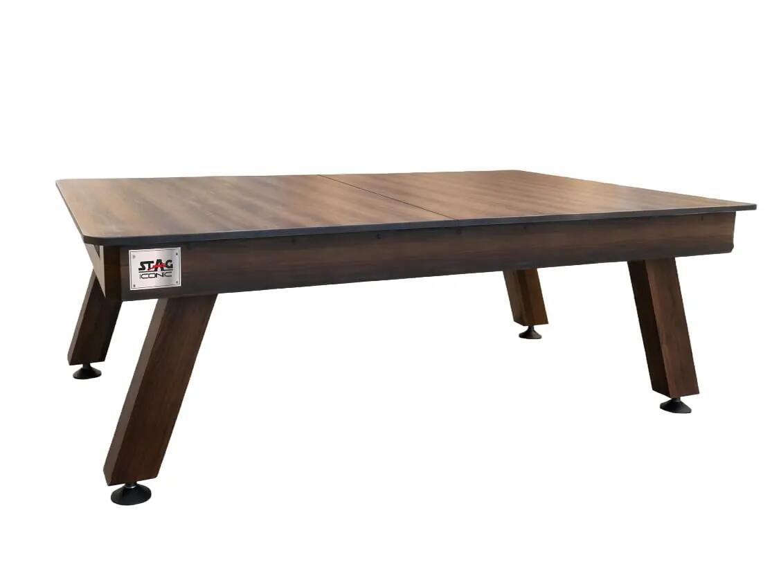 Convert X 3-in-1 Table Tennis Table Multi Game 18 MM Thickness | Table Tennis, Pool & Dining Table | Premium Wooden Finish | Space-Saving Indoor Game Table -  4