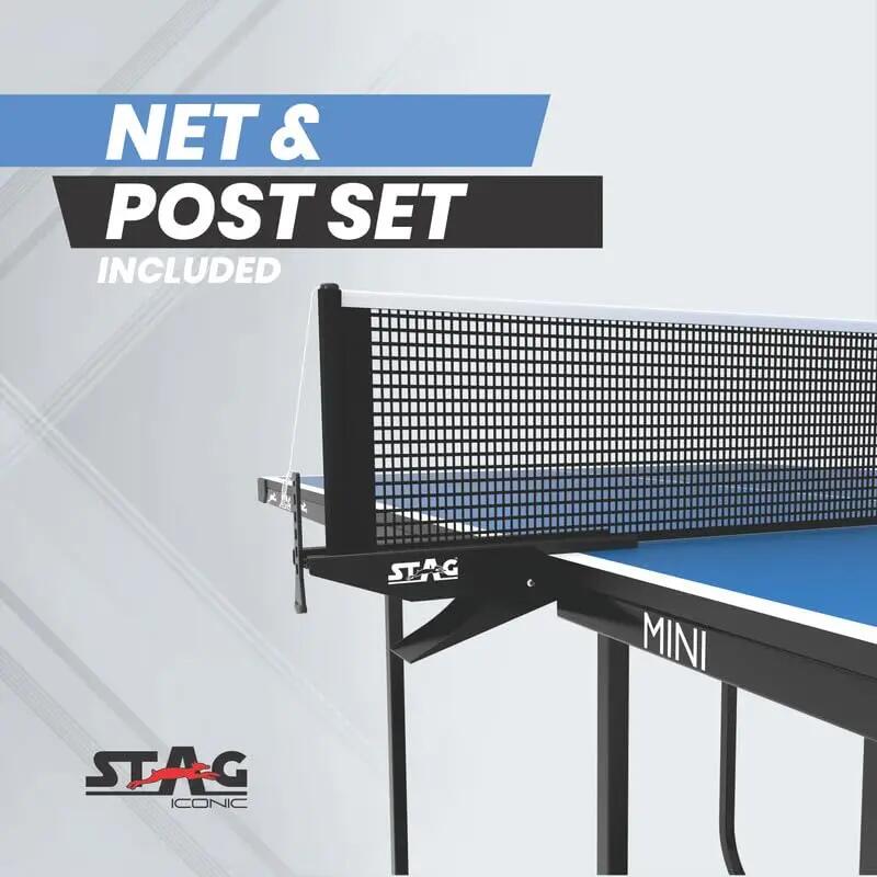 Mini Series Table Tennis Table | Compact 12mm Indoor Ping Pong Table with Foldable Design, Easy Storage, Durable Frame & Net Set | Space-Saving Table for Home & Recreation -  4